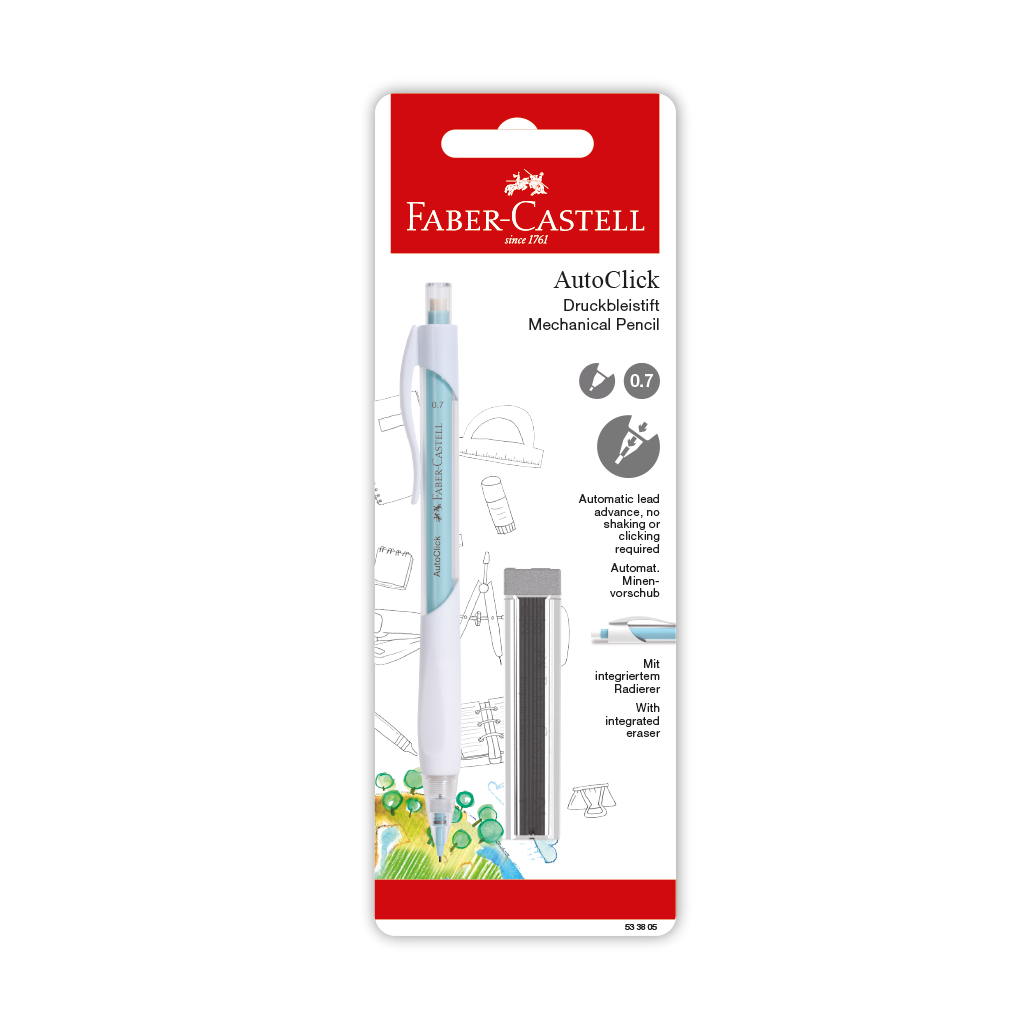 Portamina Autoclick Faber-Castell 0.7mm Color Pastel-2