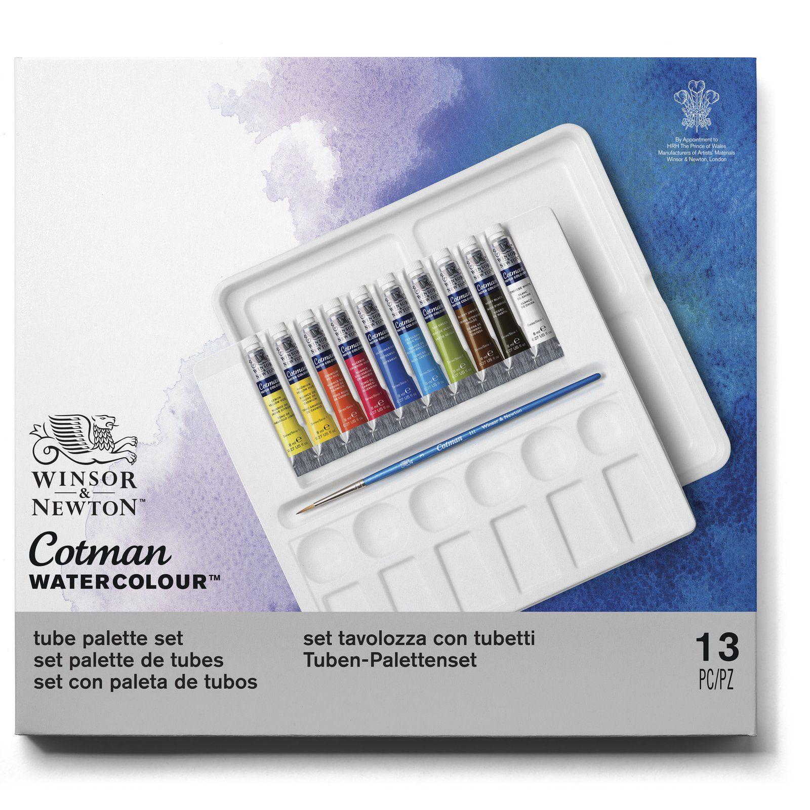 Acuarela Cotman Paleta Winsor & Newton 10 Tubos-1
