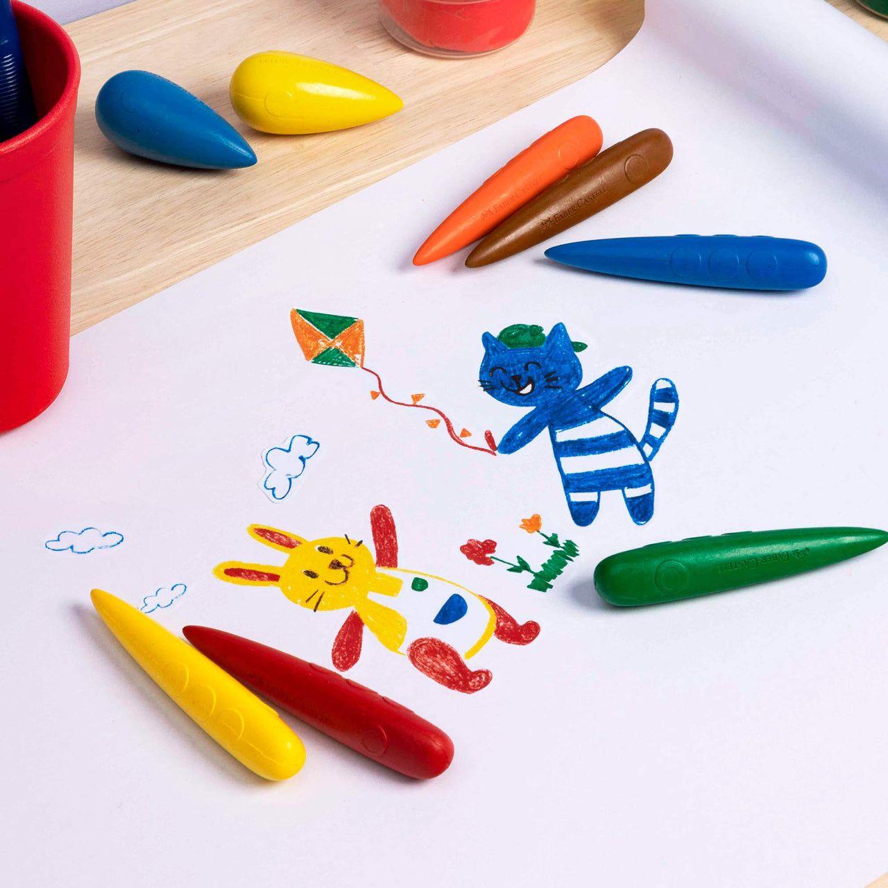 Crayón Cohete Little Creatives Faber-Castell x6 Colores-4
