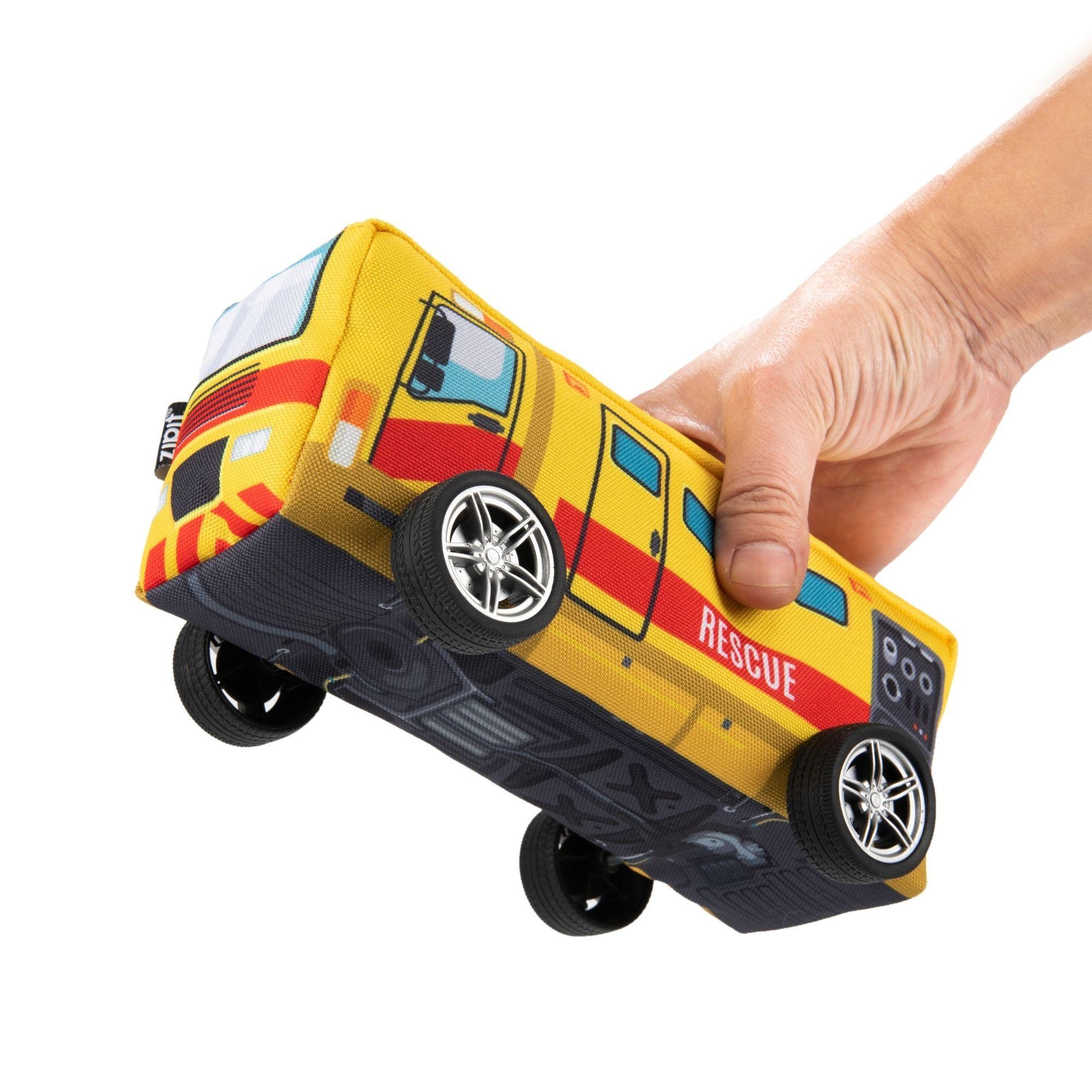 Estuche Camión de Rescate Amarillo-3