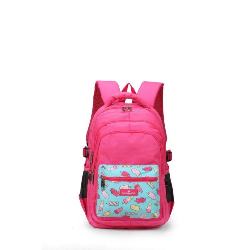 Mochila Escolar Faber-Castell Rosada Ice Cream 15L-0