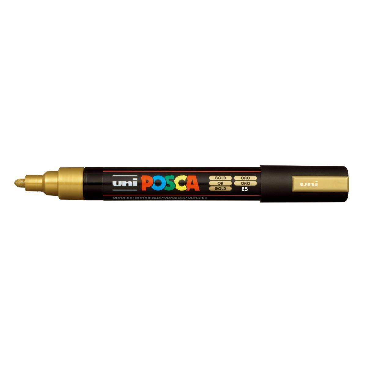 Marcador POSCA PC-5M 8 Colores Metálicos-1