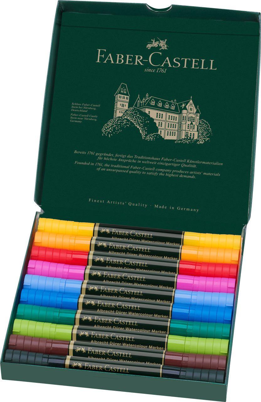 Marcadores Acuarelables A.Dürer Faber-Castell x10 Colores-6