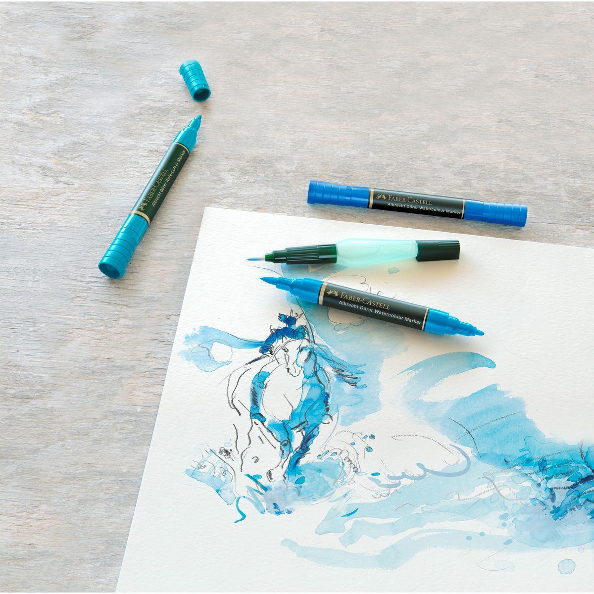 Marcadores Acuarelables A.Dürer Faber-Castell x10 Colores-2