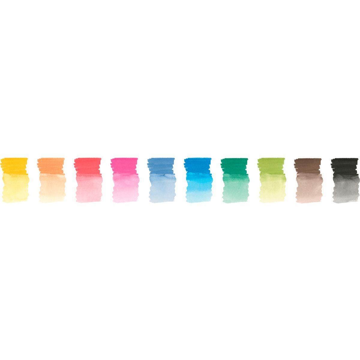 Marcadores Acuarelables A.Dürer Faber-Castell x10 Colores-4