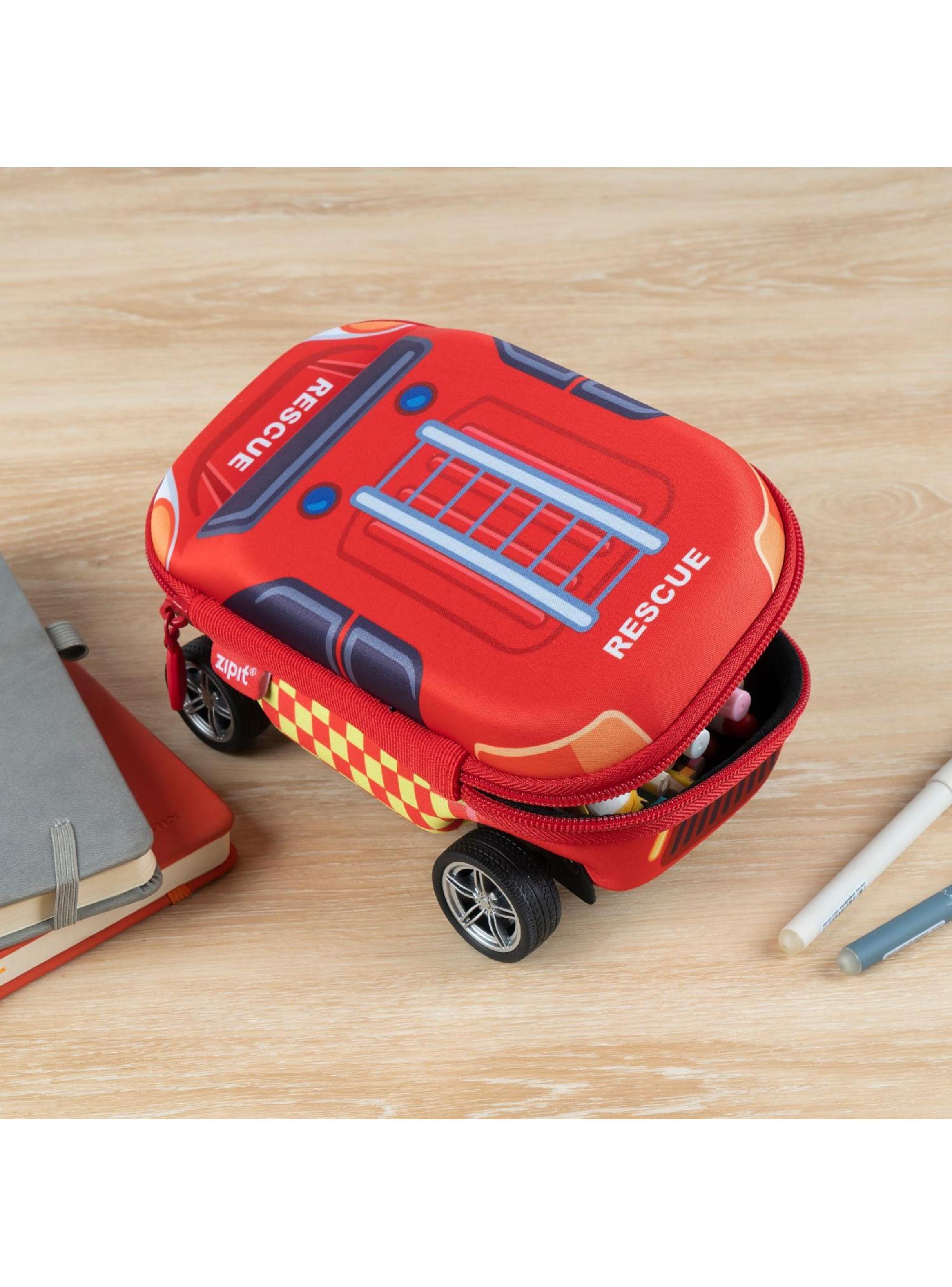 Estuche rígido Faber-Castell Bombero Auto rojo-2