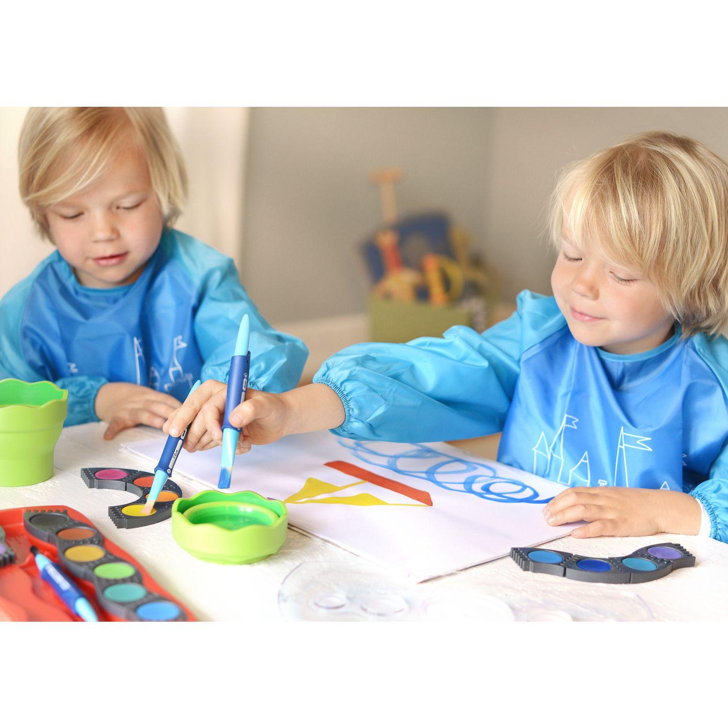 Delantal De Pintura Faber-Castell Color Azul-2
