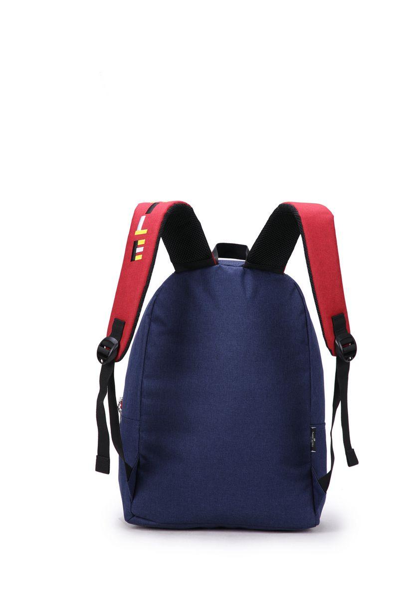 Mochila Energectic 23l Faber-Castell Azul/Rojo-3