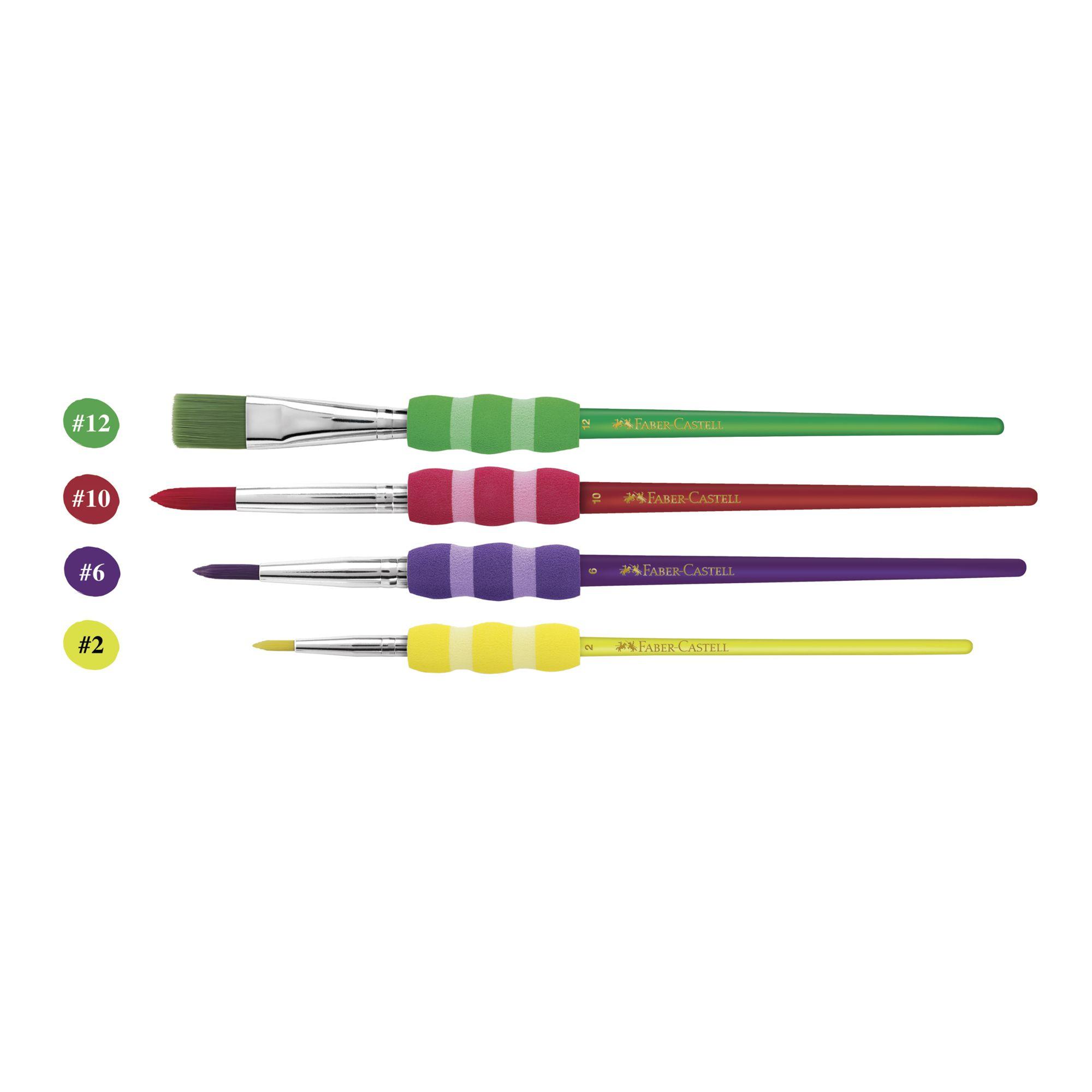 Pinceles Grip Soft Touch Faber-Castell x4 uds.-5