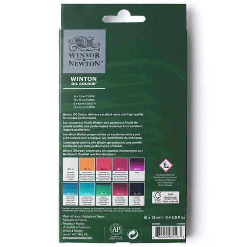 Set Inicial Óleos Winton Winsor & Newton 10x12ml-2