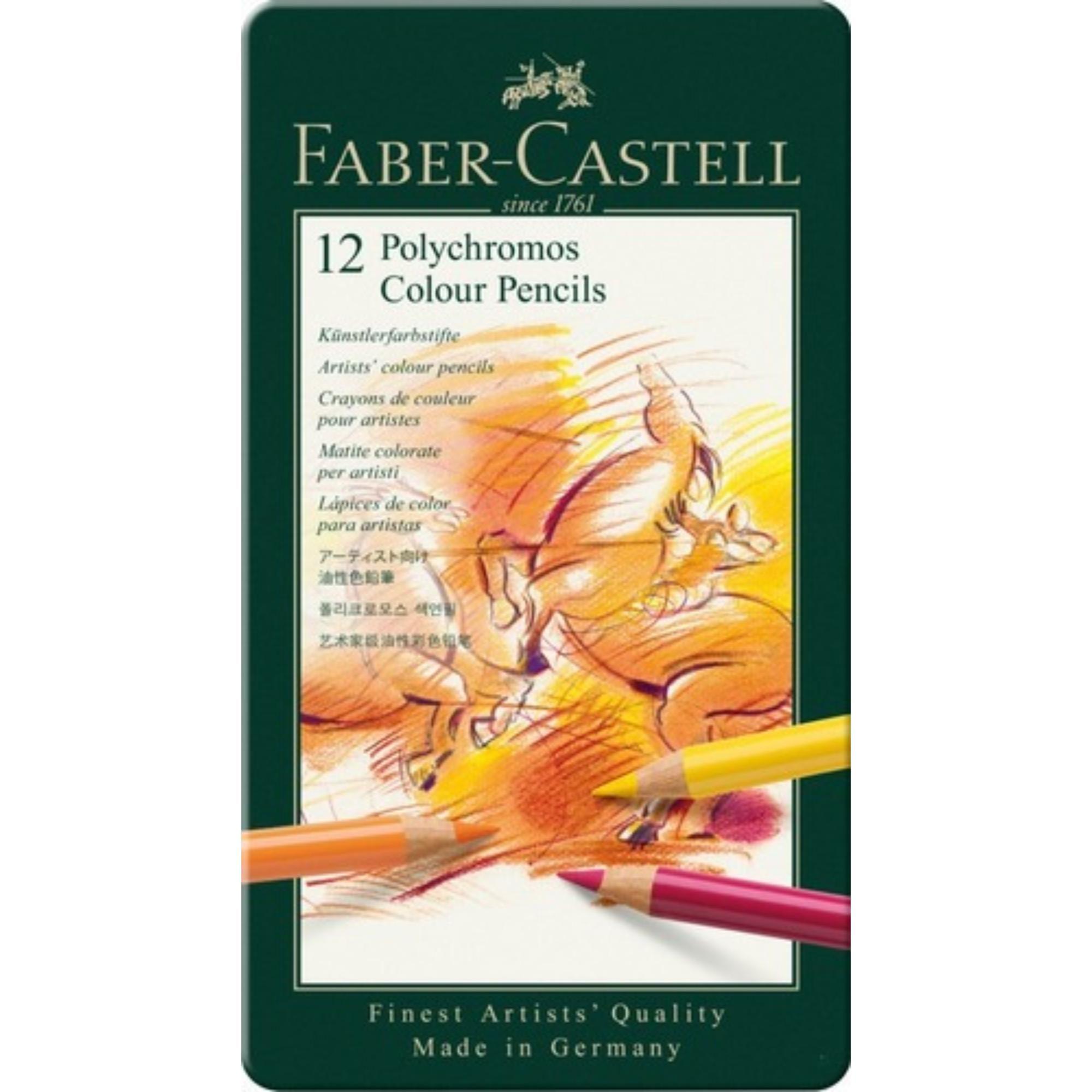 Lata EcoLápices Polychromos Faber-Castell x12 Colores-3