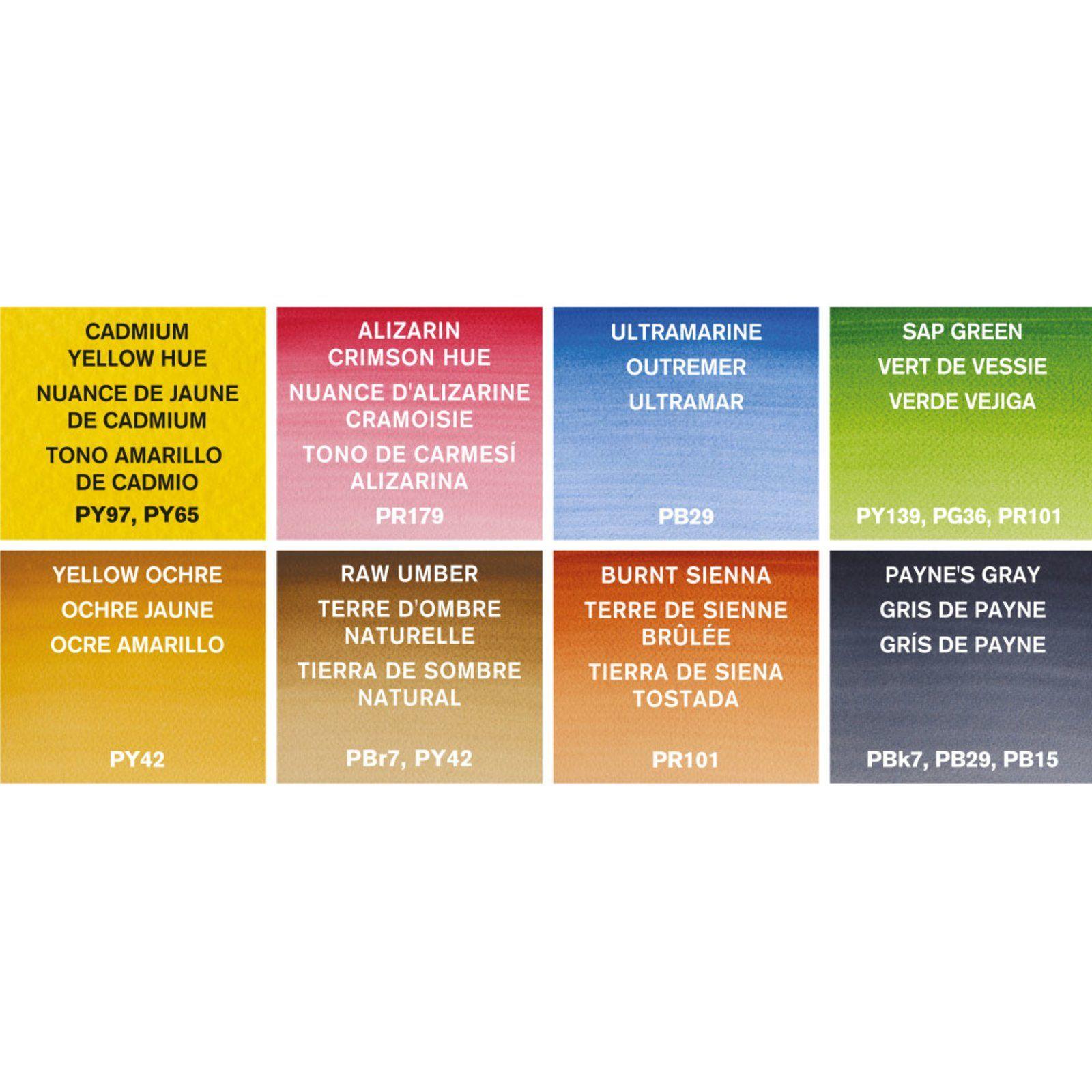 Acuarela Cotman Winsor & Newton Set Landscape 8 Colores-3