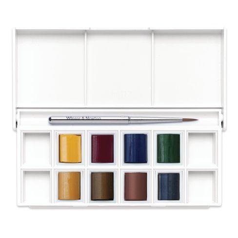 Acuarela Cotman Winsor & Newton Set Landscape 8 Colores-4