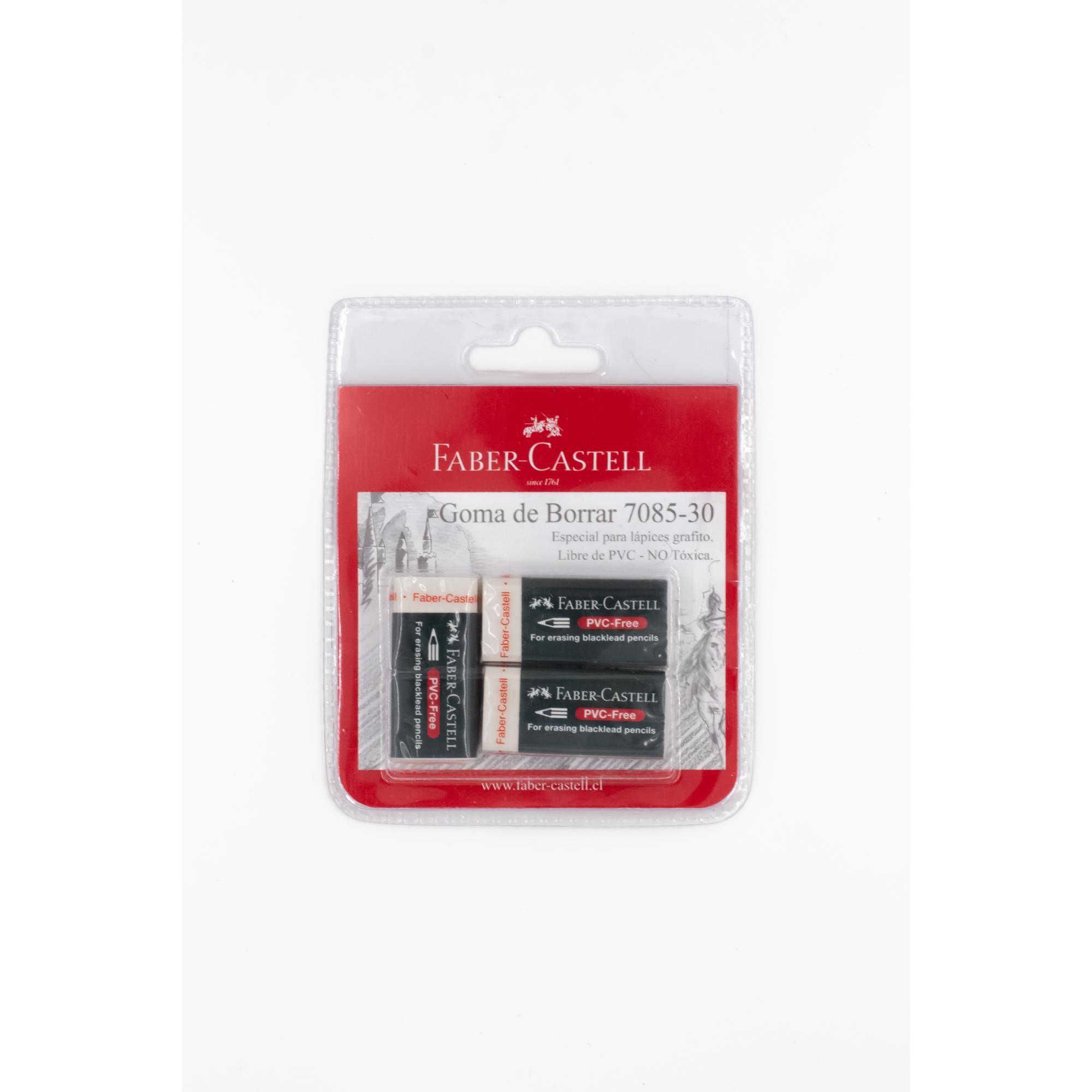 Goma de Borrar Faber-Castell Blanca x3 uds.-0