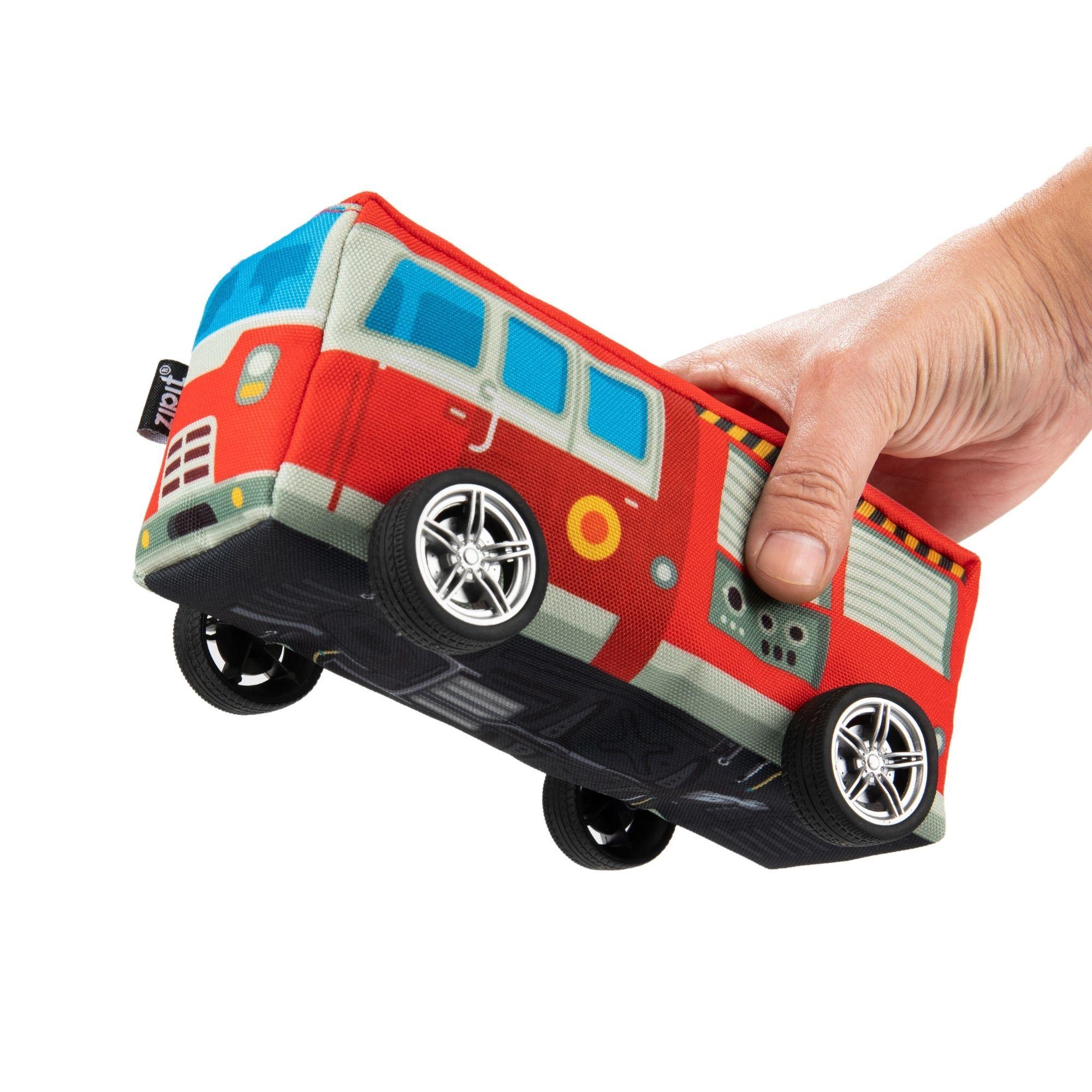 Estuche  Carro de Bomberos Rojo-3