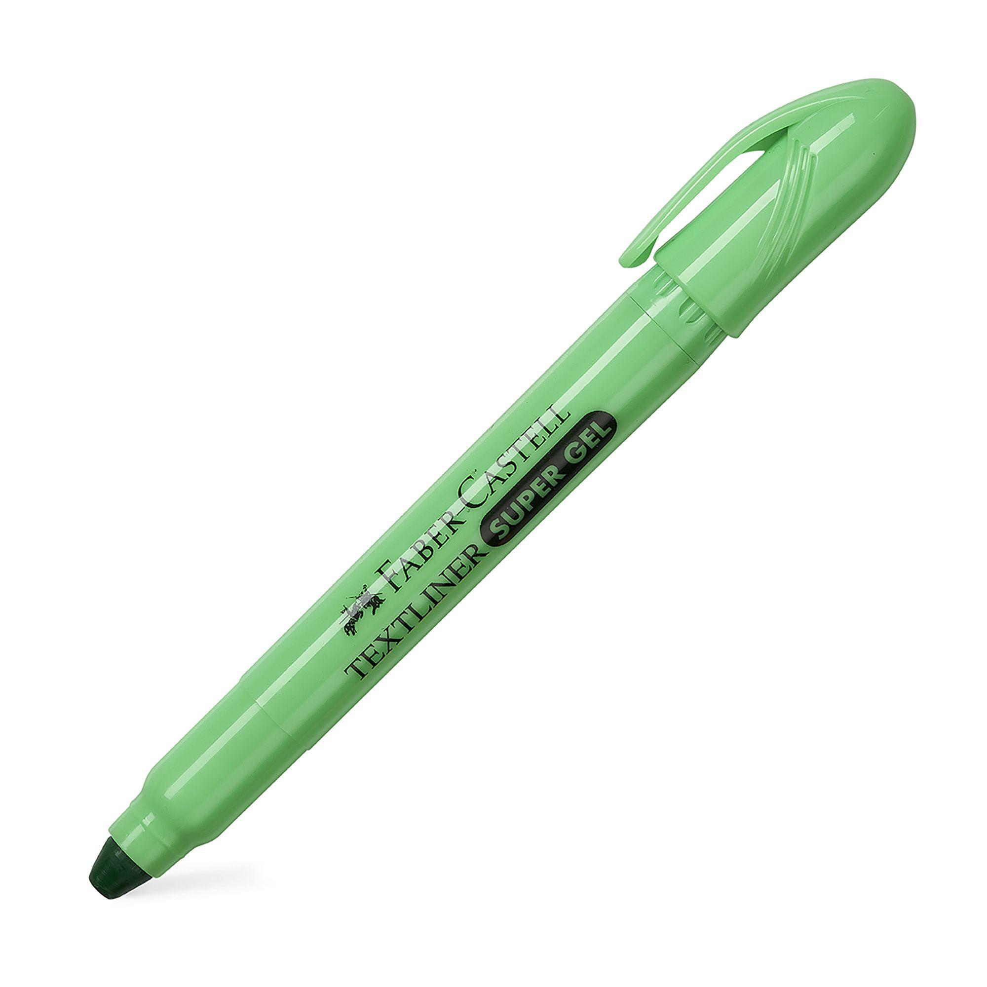 Resaltador Destacador Super Gel 1557 Faber-Castell Verde-0