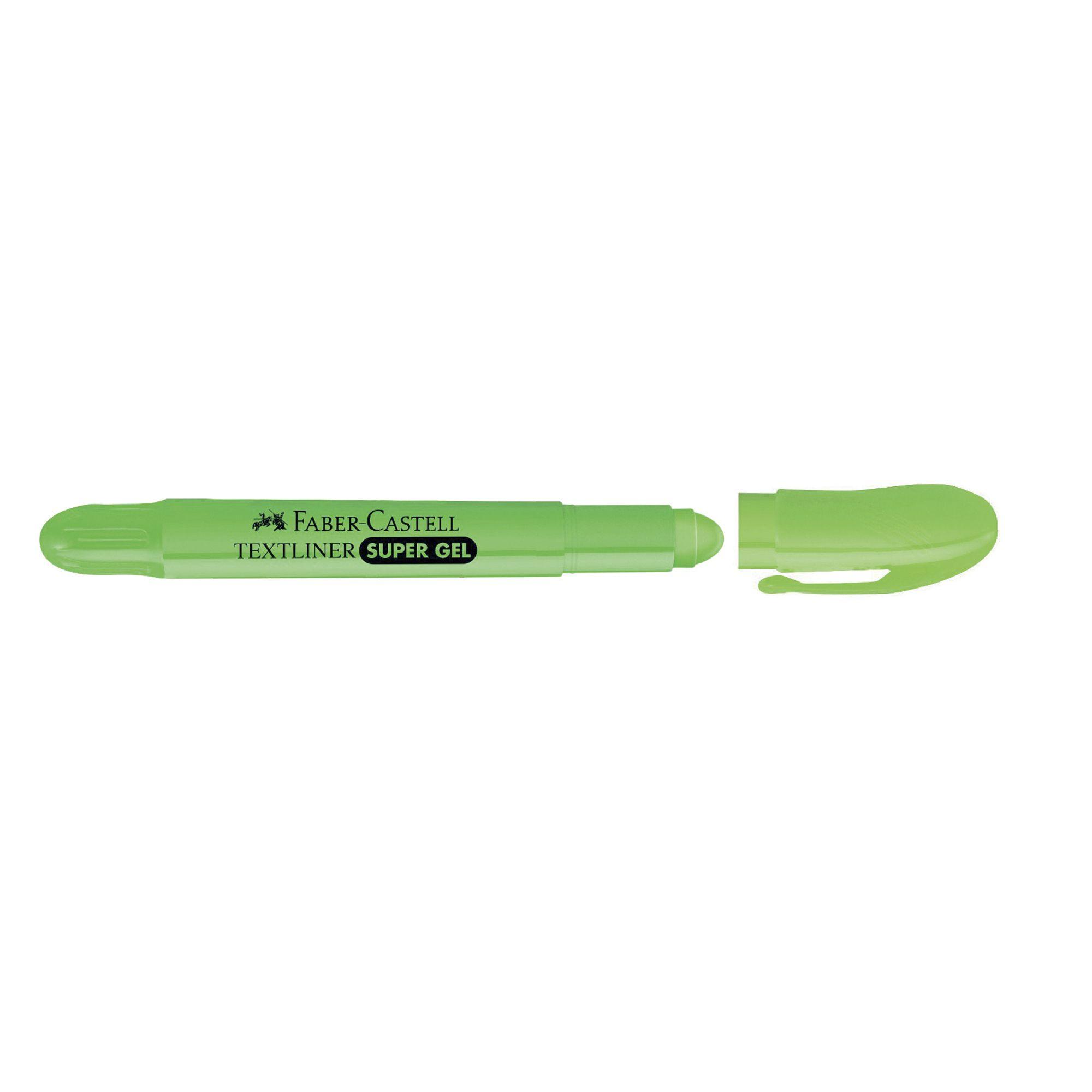 Resaltador Destacador Super Gel 1557 Faber-Castell Verde-1