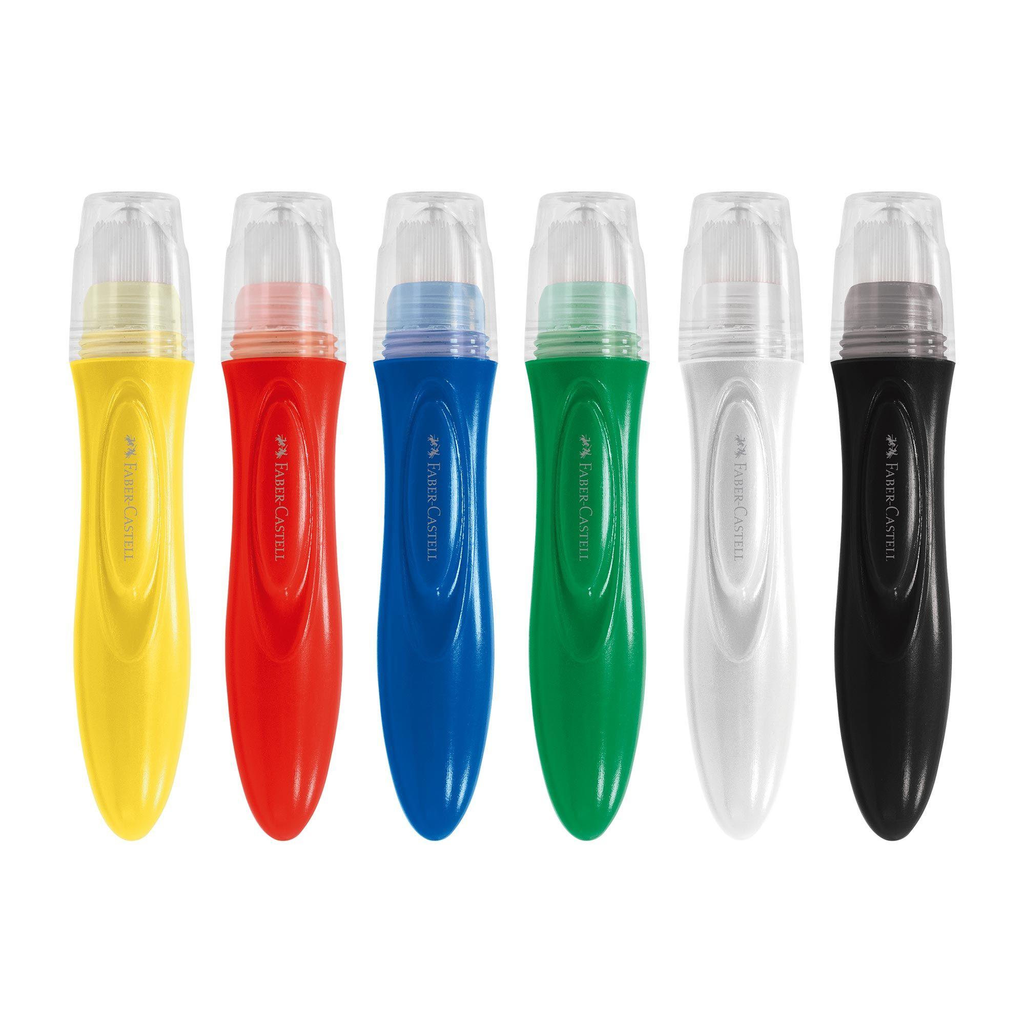 Chisguetes Témpera Little Creatives Faber-Castell x6 Colores-3