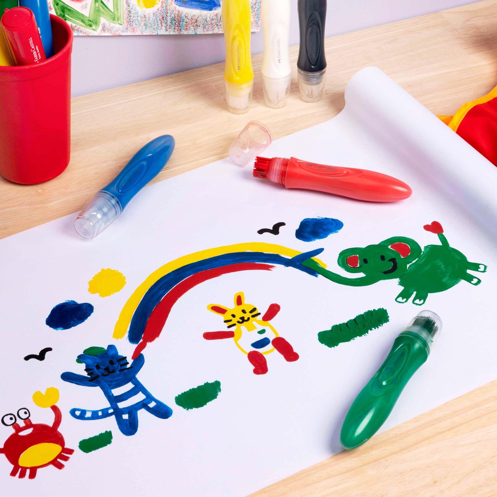 Chisguetes Témpera Little Creatives Faber-Castell x6 Colores-4