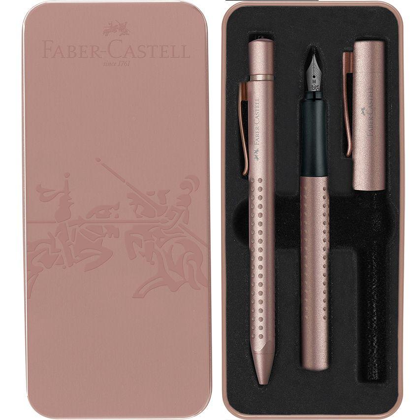 Set De Regalo Pluma Estilografica Faber-Castell Bronce-0