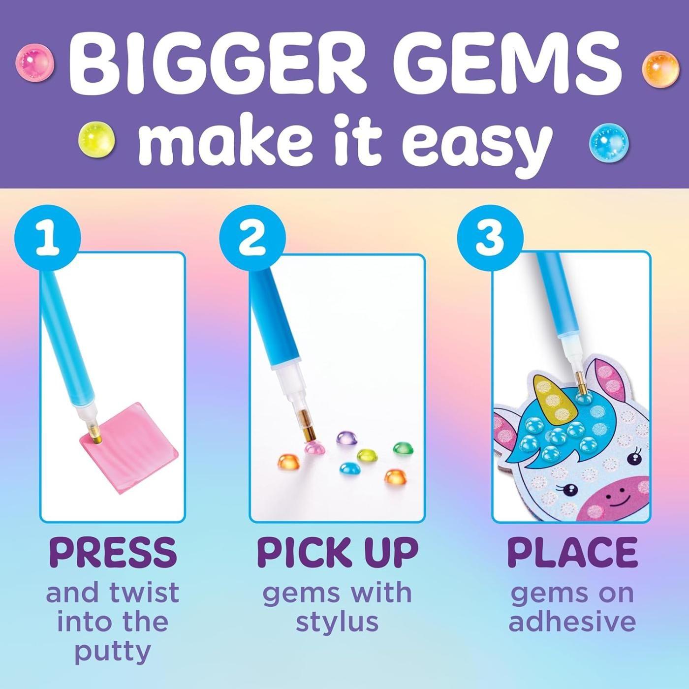 Super Sticker Bubble Gems Creativity for Kids Arcoíris-2