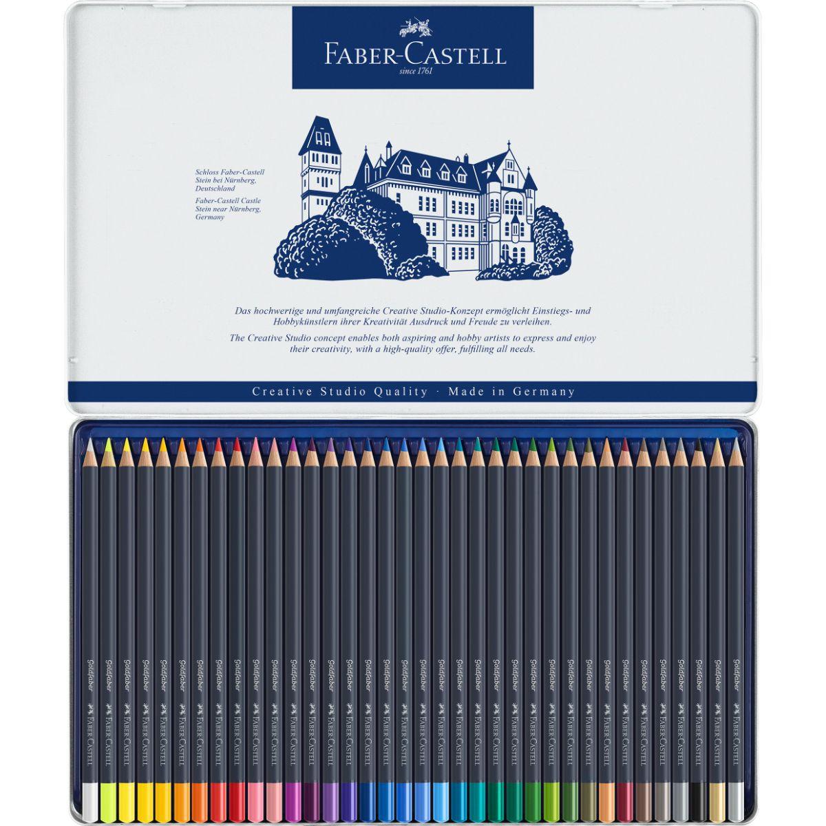 Lápiz De Color Goldfaberlata Metal Faber-Castell x36 Colores-1