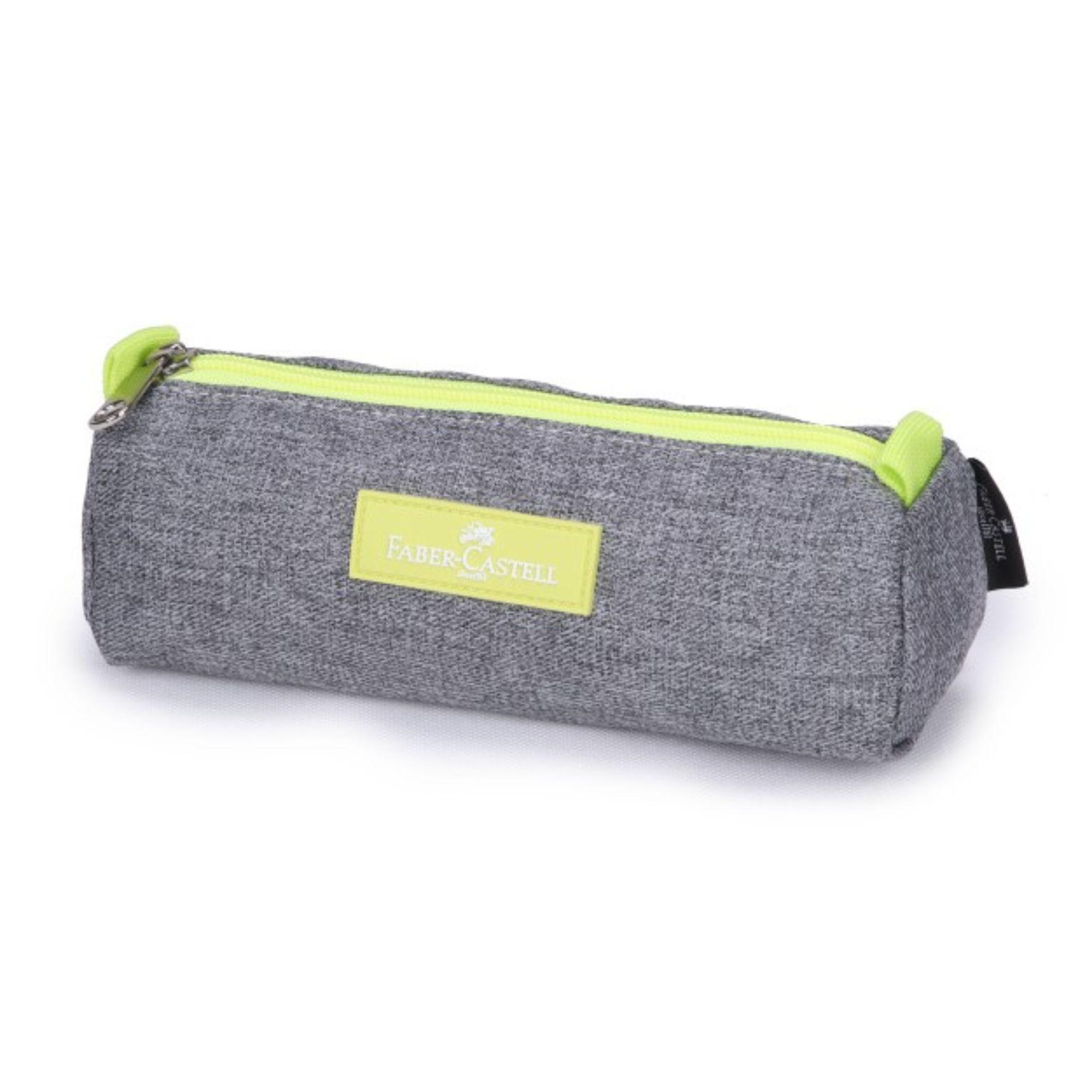 Estuche pequeño School gris / amar. Mari-0