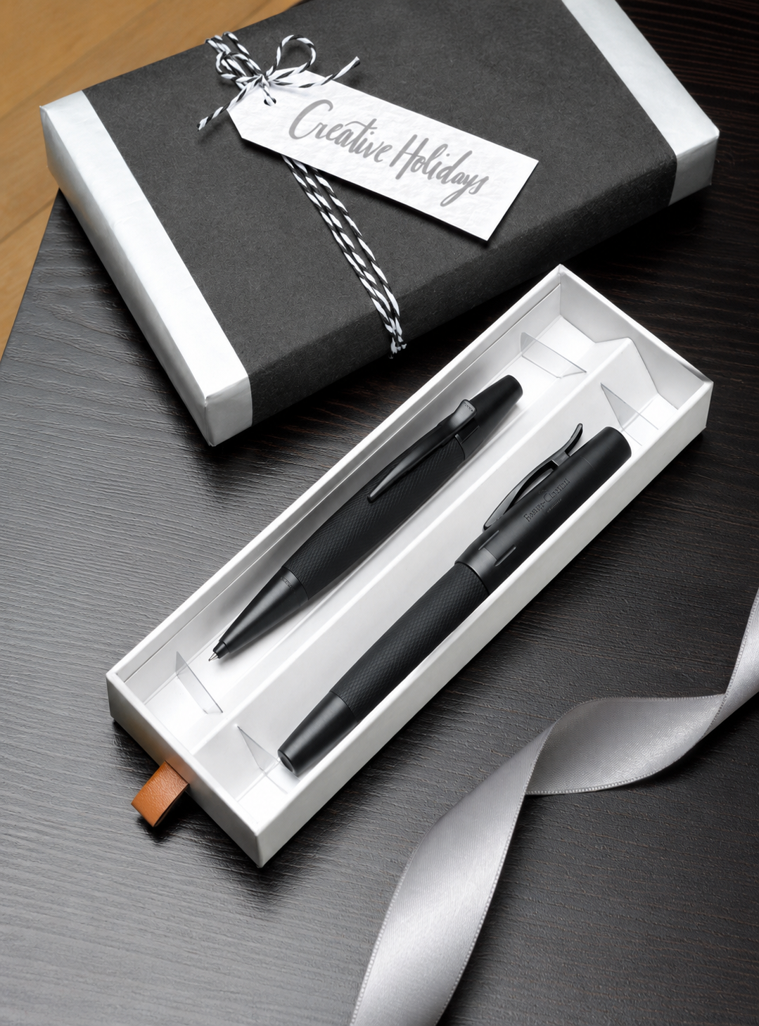 Pluma E-Motion Pure Black M Faber-Castell-4