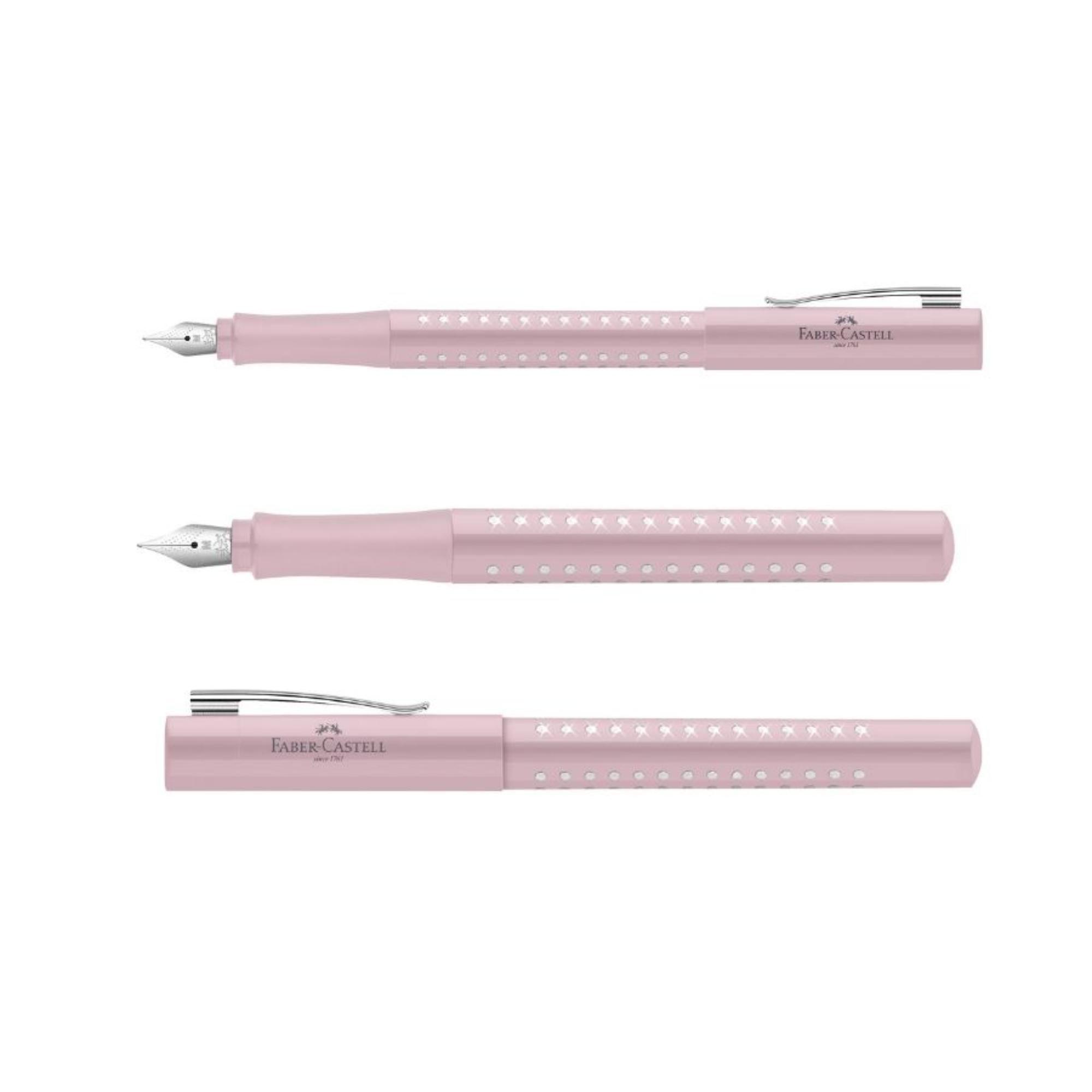 Pluma estilográfica rose Sparkle Tinta azul/M-2
