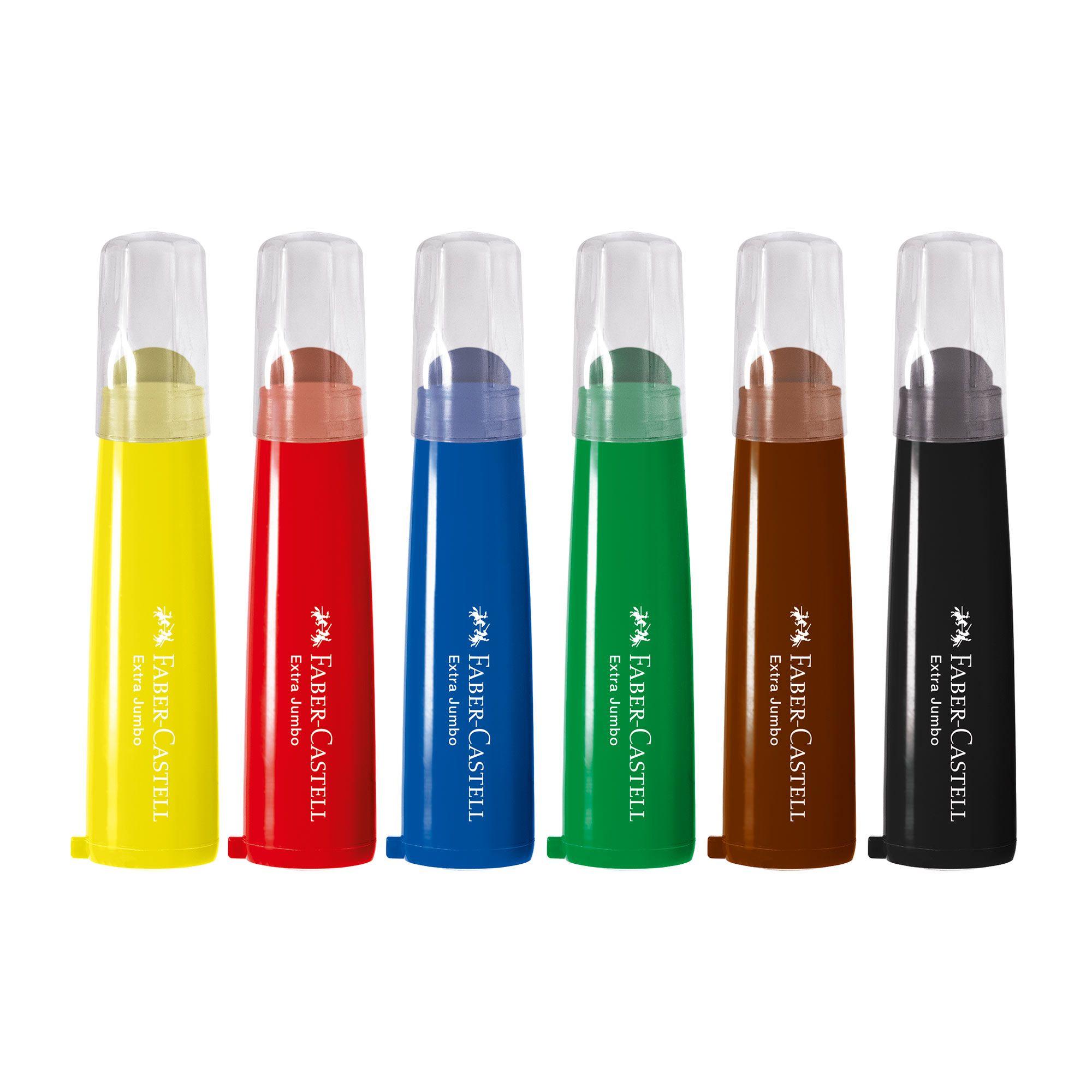 Marcador Extra Jumbo Faber-Castell Little Creatives x6 Color-3