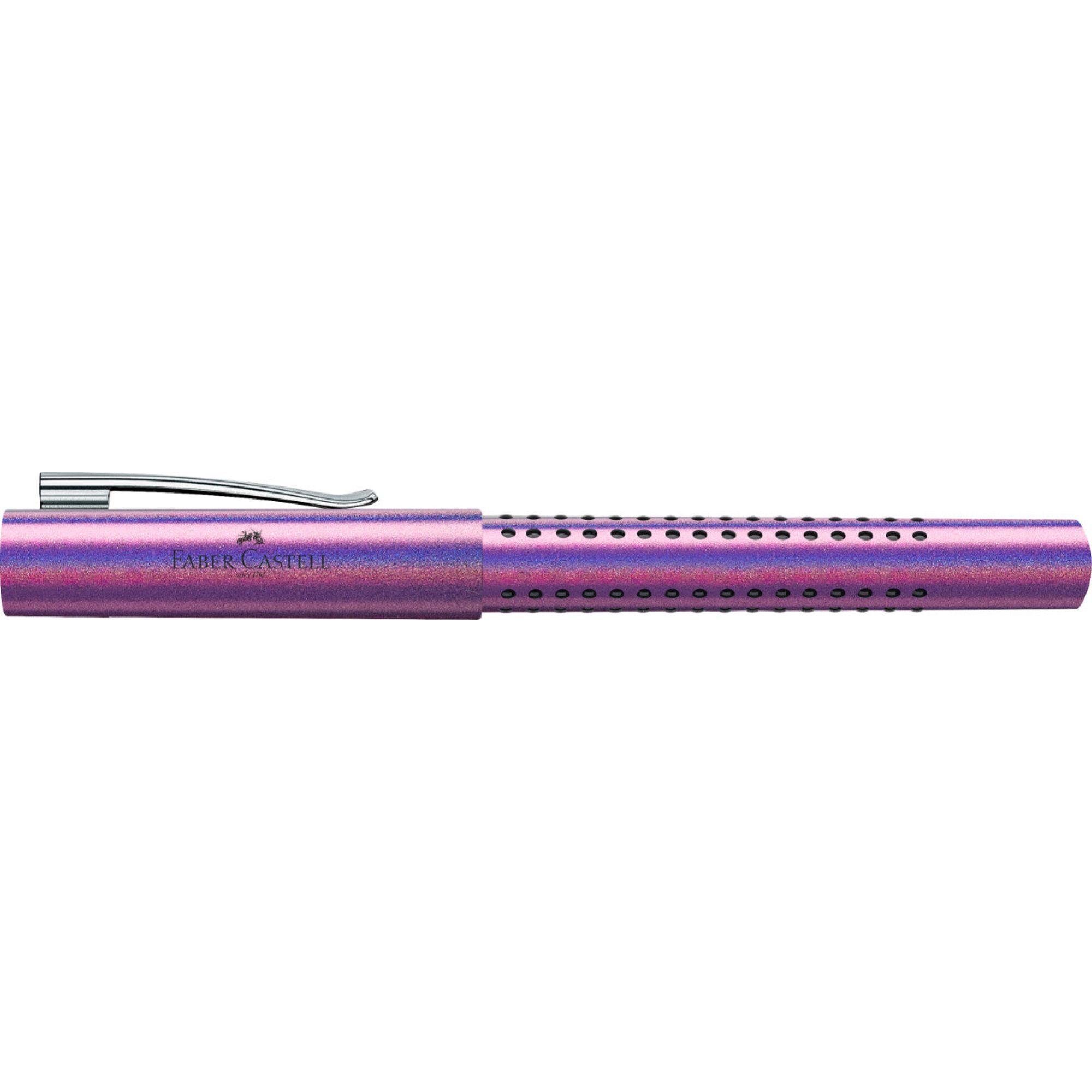 Pluma Estilográfica Grip Edition Faber-Castell M Glam Violet-2