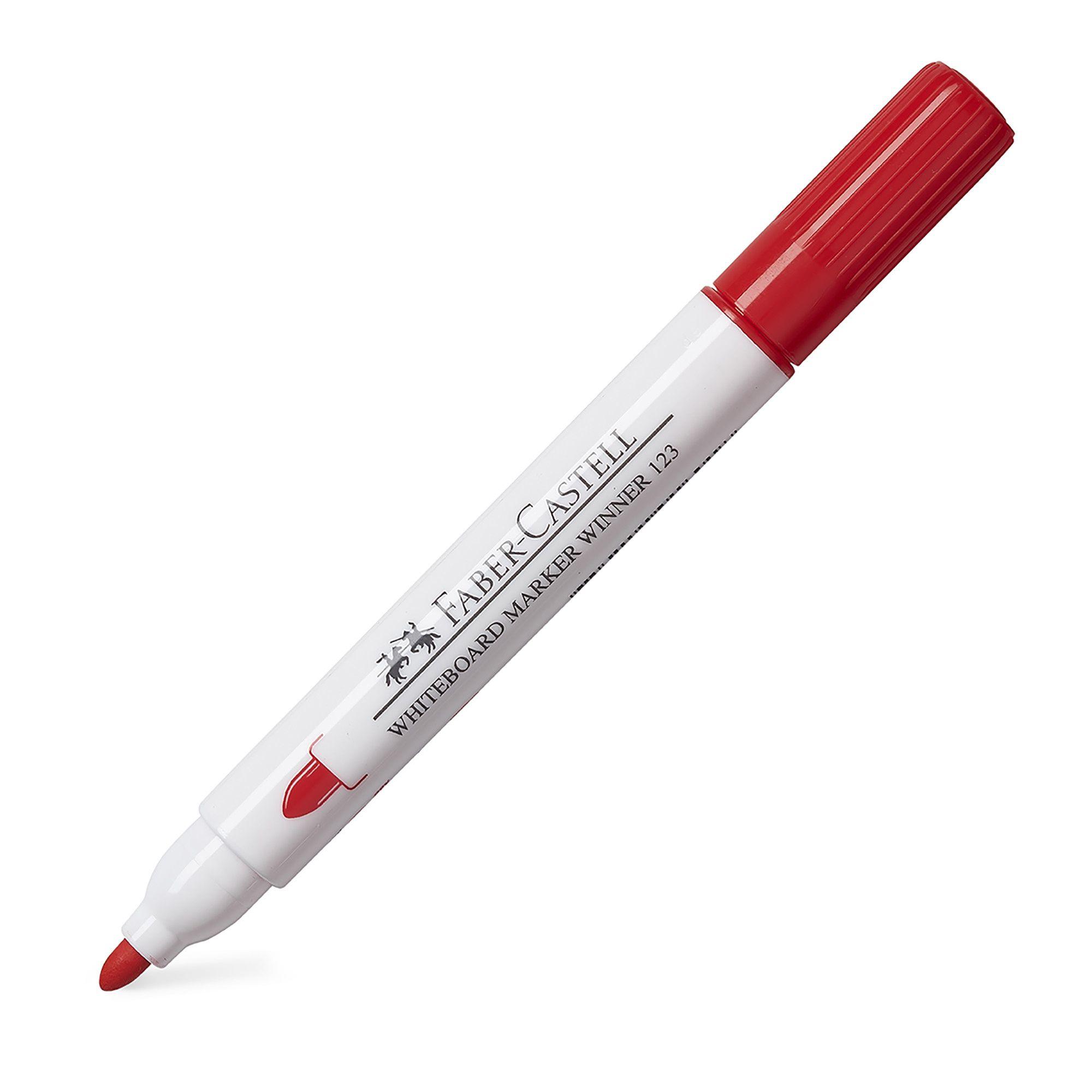 Marcador Pizarra Blanca Winner 123 Faber-Castell Rojo-0