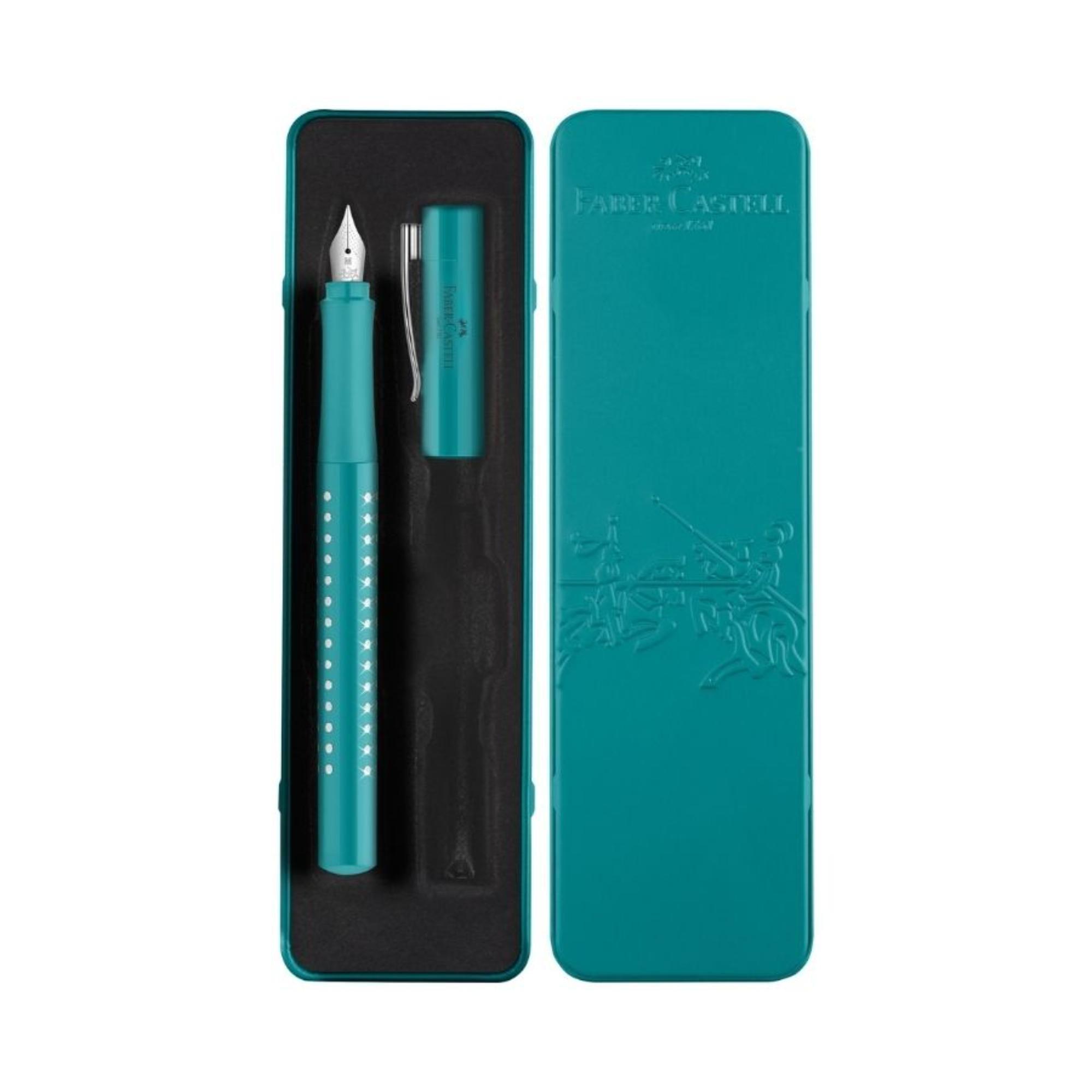 Pluma estilográfica Ocean Sparkle Tinta azul/ M con estuche-0