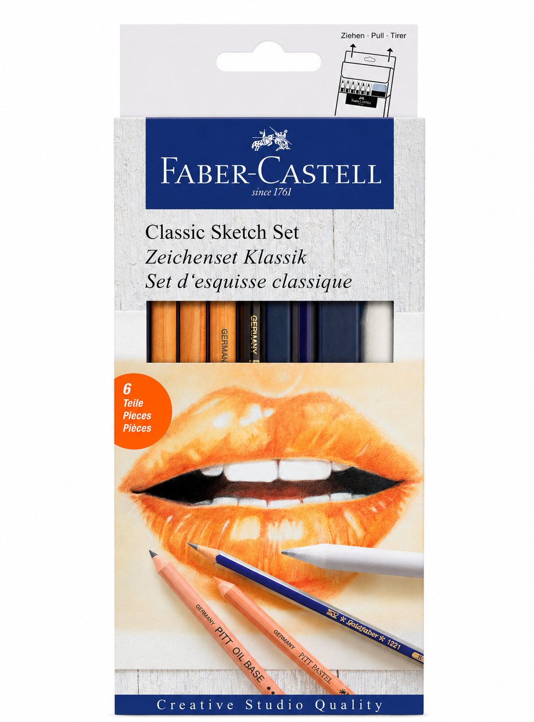 Set De Dibujo Clásico Faber-Castell 6 Piezas-0