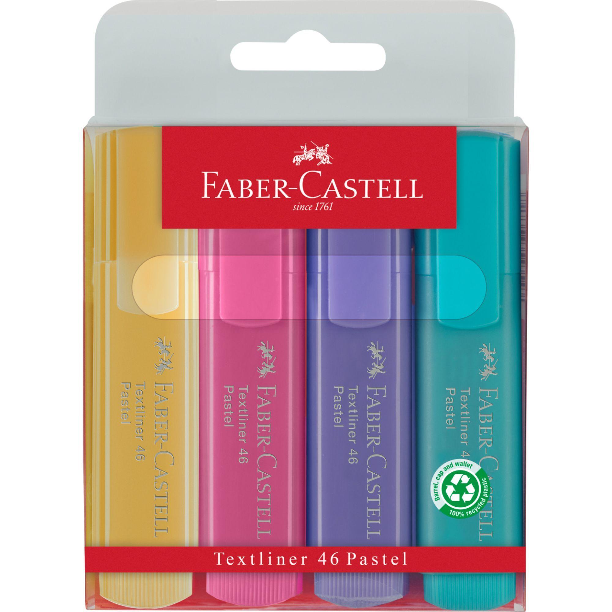 Marcador Textliner 46 Pastel, est. 4 pzs-0