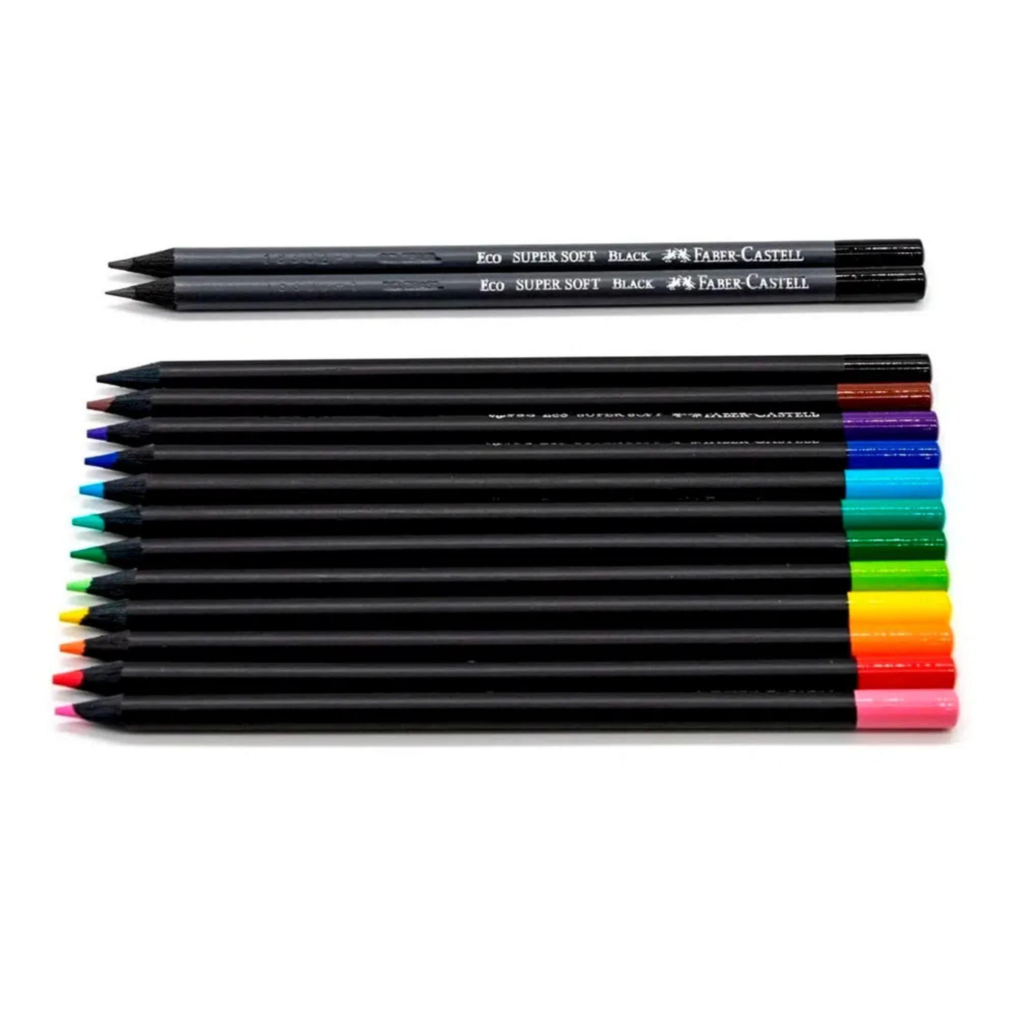 12 Ecolápices Color Supersoft + 2 Grafito Faber-Castell-2