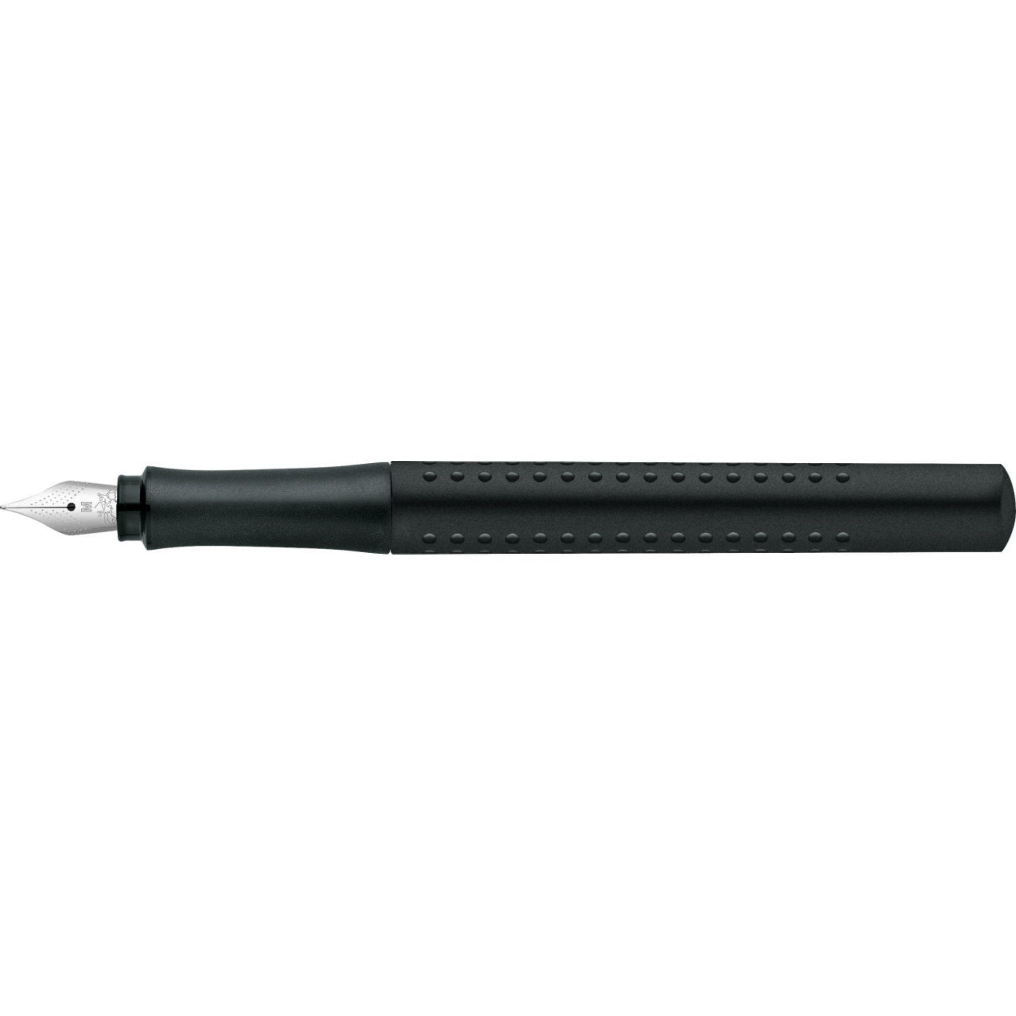 Pluma Estilográfica Grip 2011 M Negro Faber-Castell-4