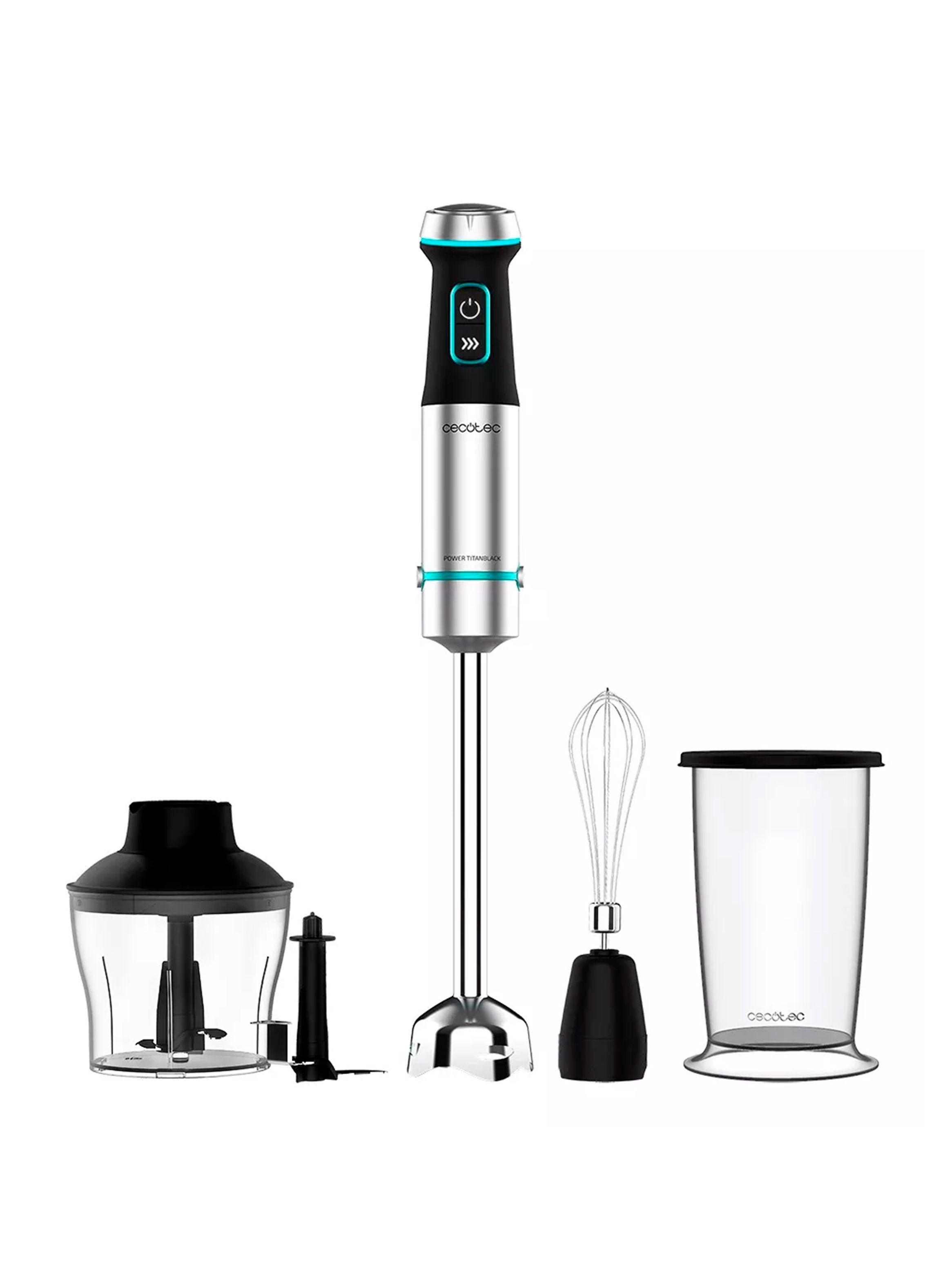Batidora De Inmersión Minipimer Cecotec TitanBlack 1200 XL-0