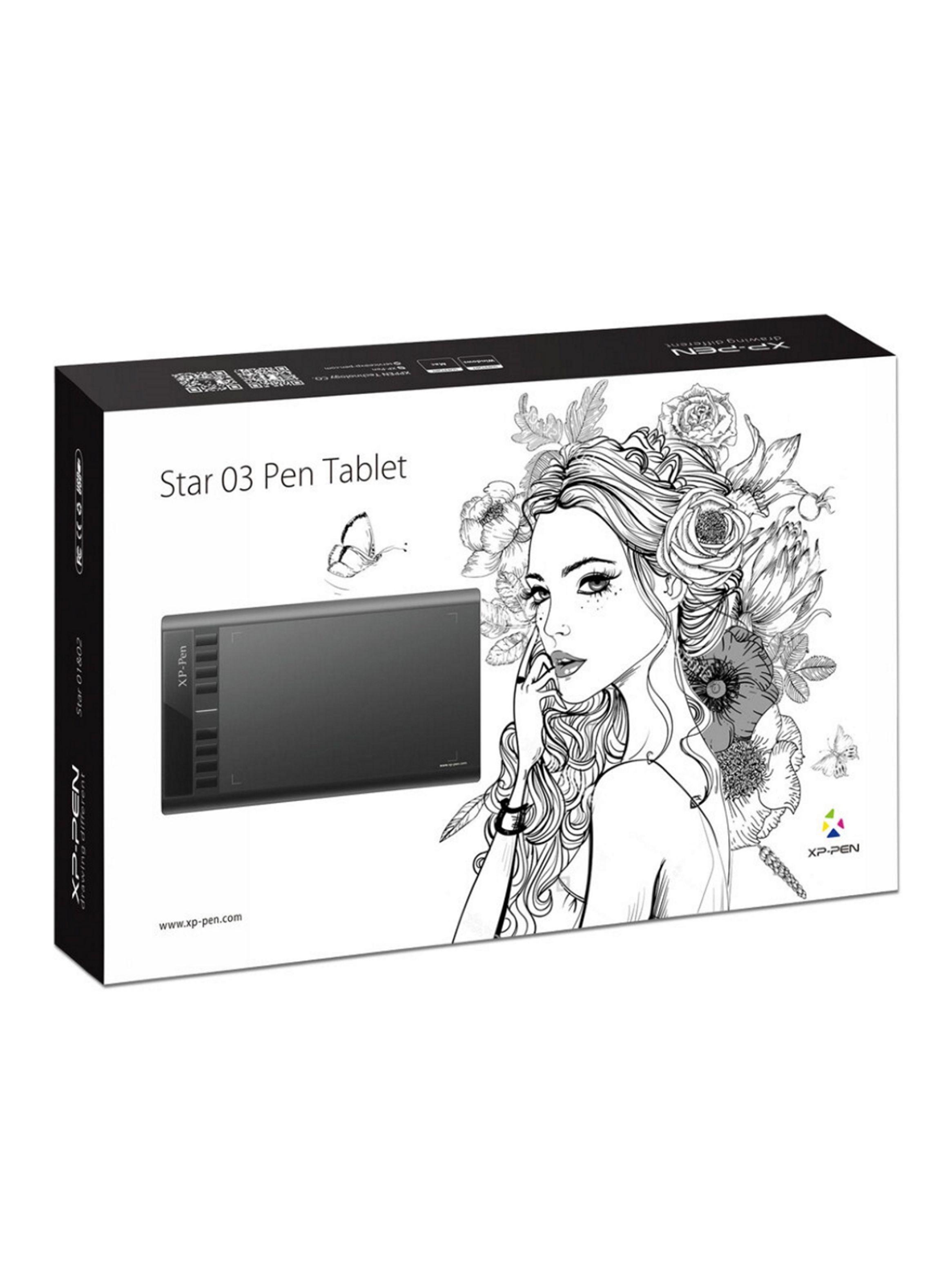 Tableta Digitalizadora Xp-pen Star 03 V2 Black Usb Dibujo-3