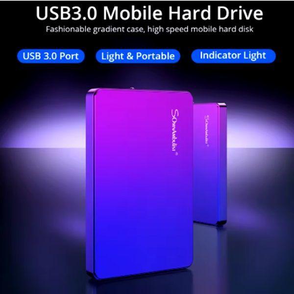 Disco Duro Externo HDD Portable 1TB Sonambulist Color Morado-1