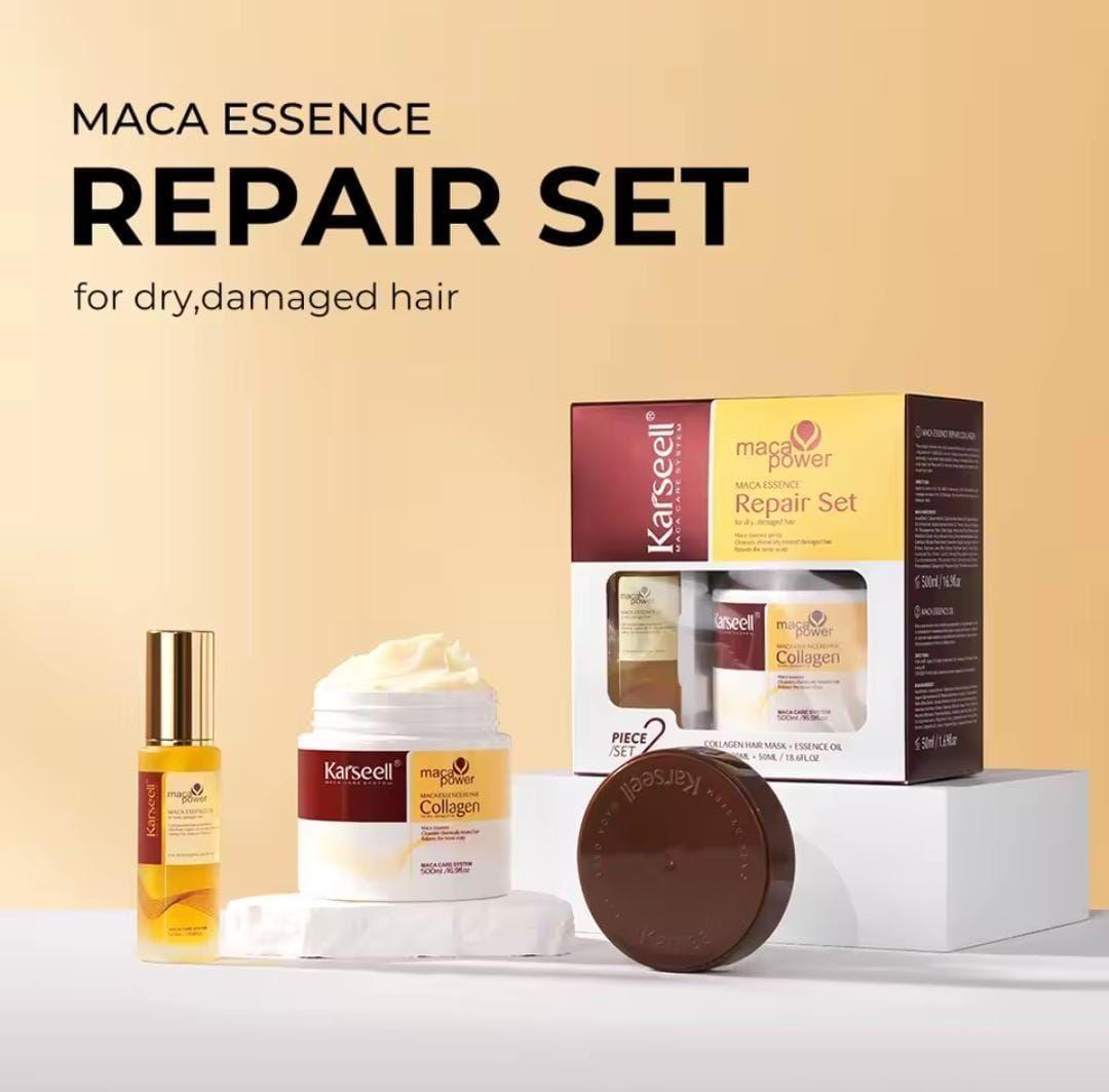 Karseell Mascarilla Capilar + Aceite Maca Power 500ml-1