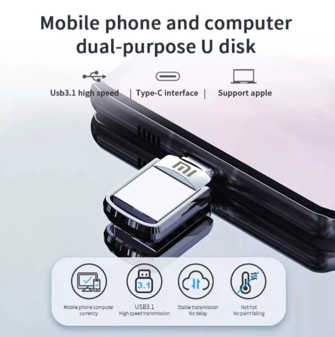 Pendrive Flash Drive 2TB USB tipo C Fast Speed Para Celular Computador-3