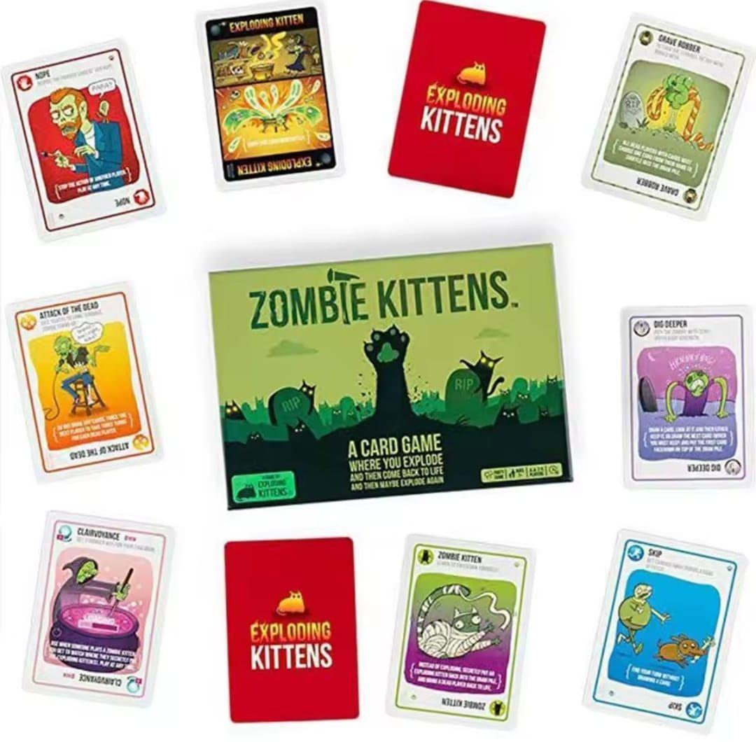 Zombie Kittens Juego De Cartas Gatitos Zombies Ingles-2