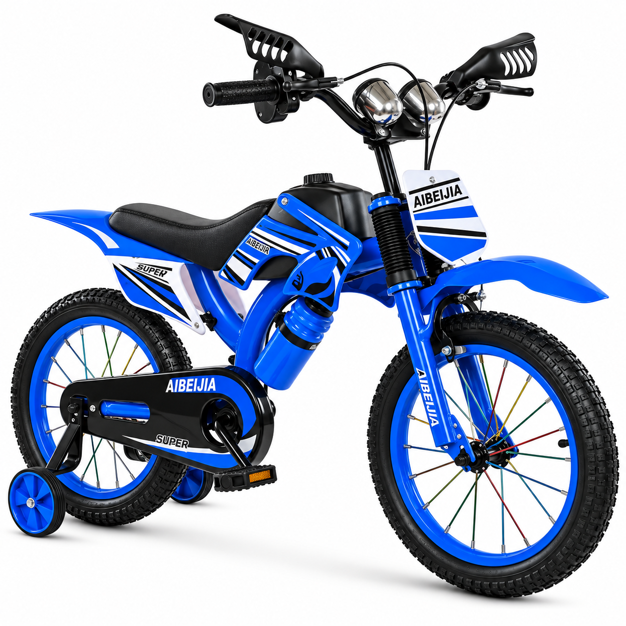 Bicicleta Infantil Bicimoto Aro 16 Niños Rojo-0