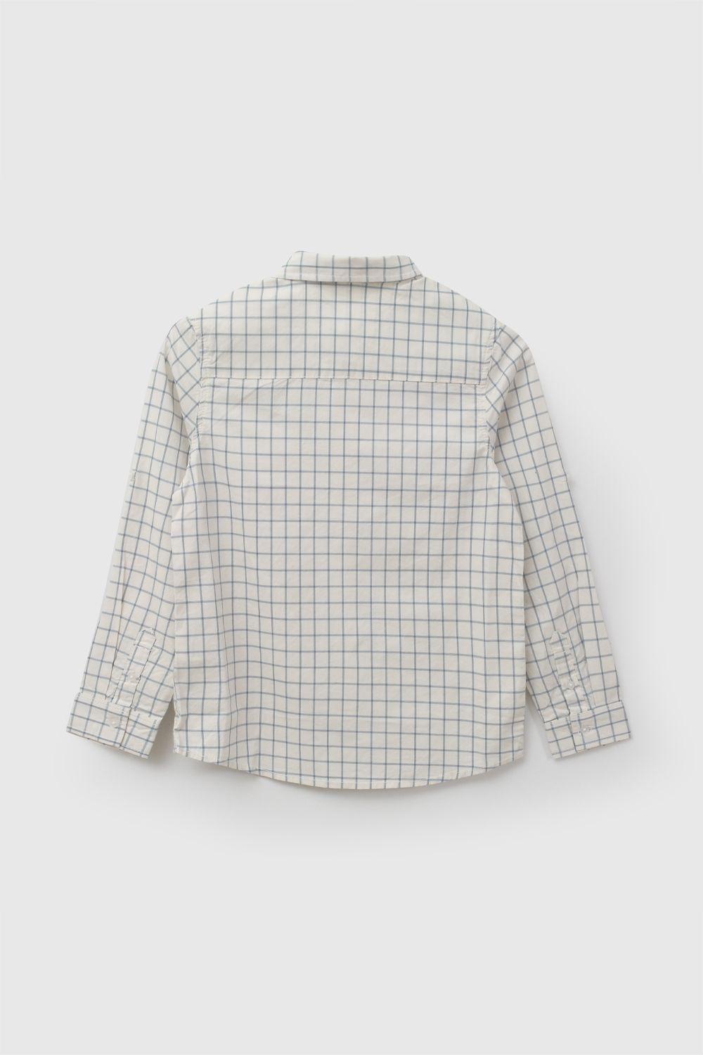 Camisa Popelina Azul Niño 3-4A a 12-13A Colloky-2