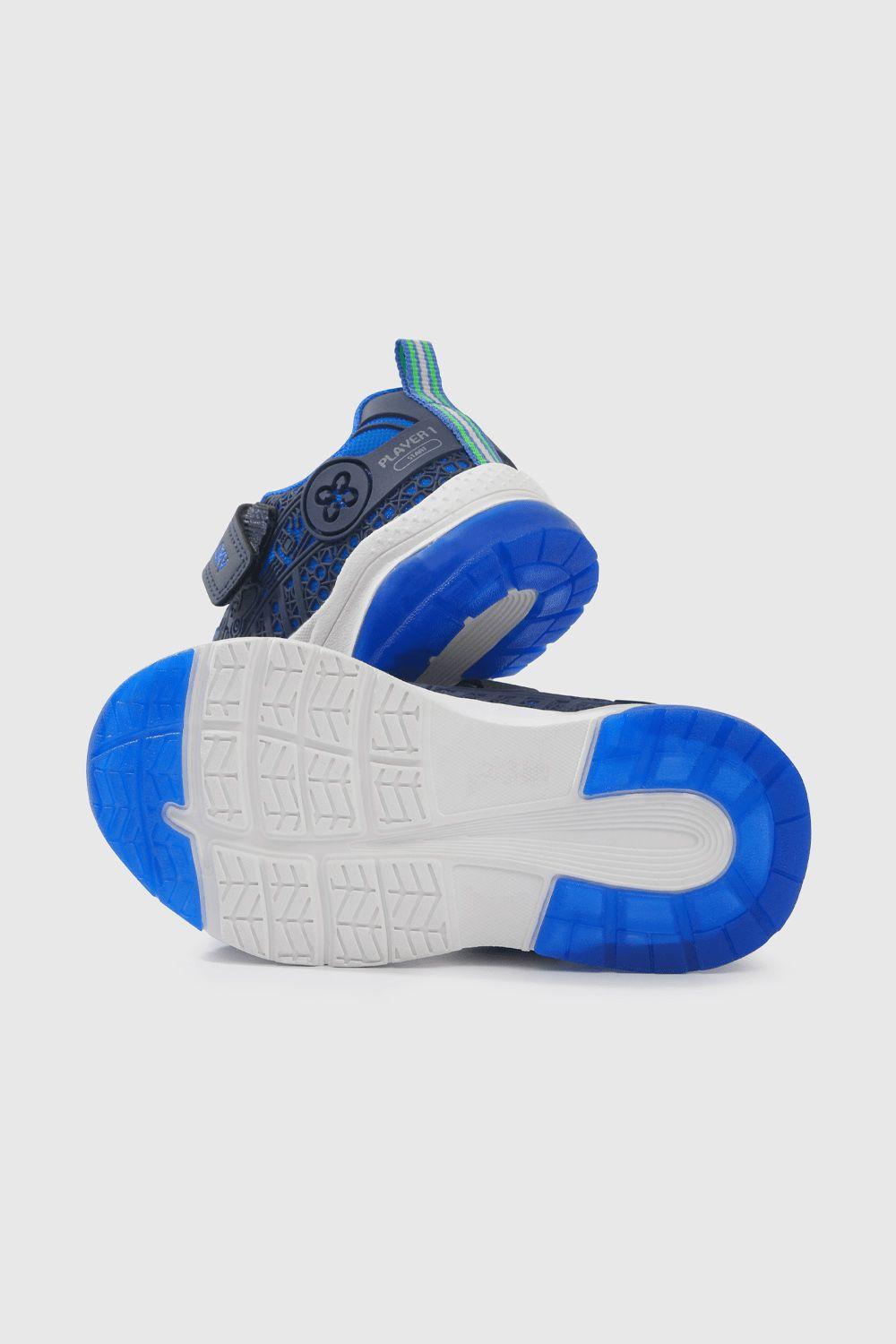 Zapatilla Luces Niños Azul 53873 Colloky-2