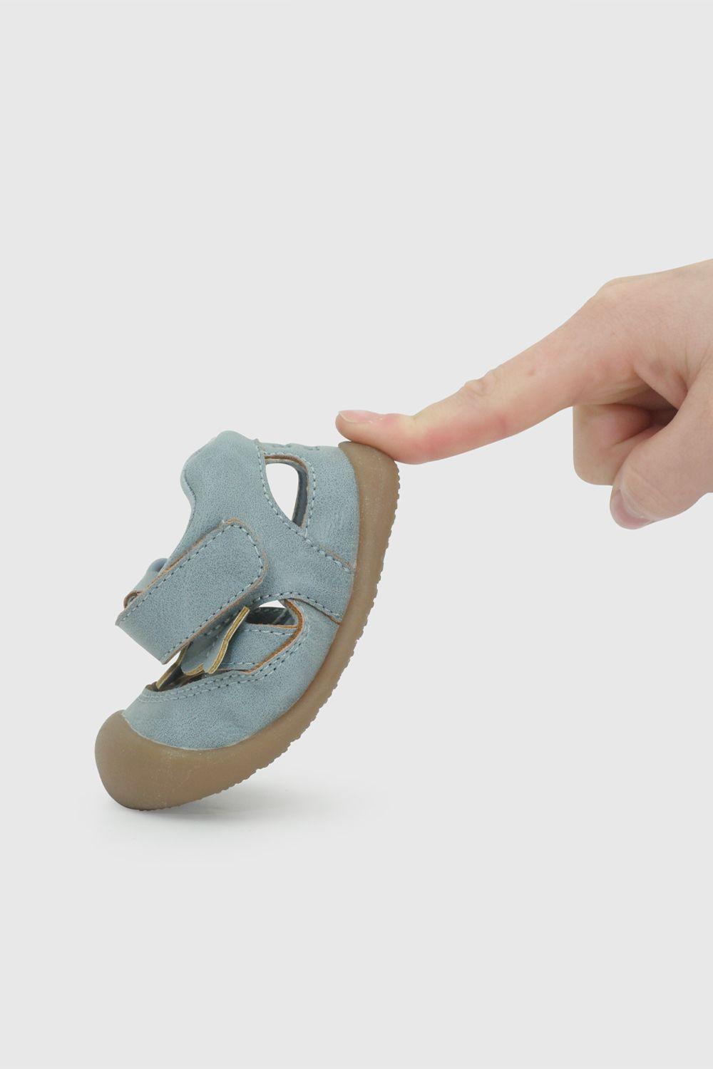 Sandalia Azul con Aplicaciones de Mariposas 23040250V26-6