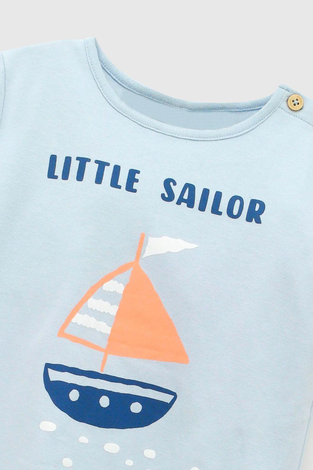 Conjunto Velero Celeste Niño 6/9M a 4-5A Colloky-4