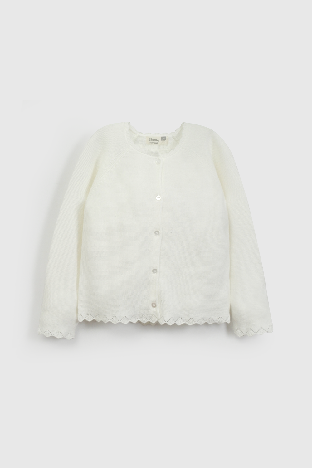 Chaleco Niña Blanco 57615 Colloky-0