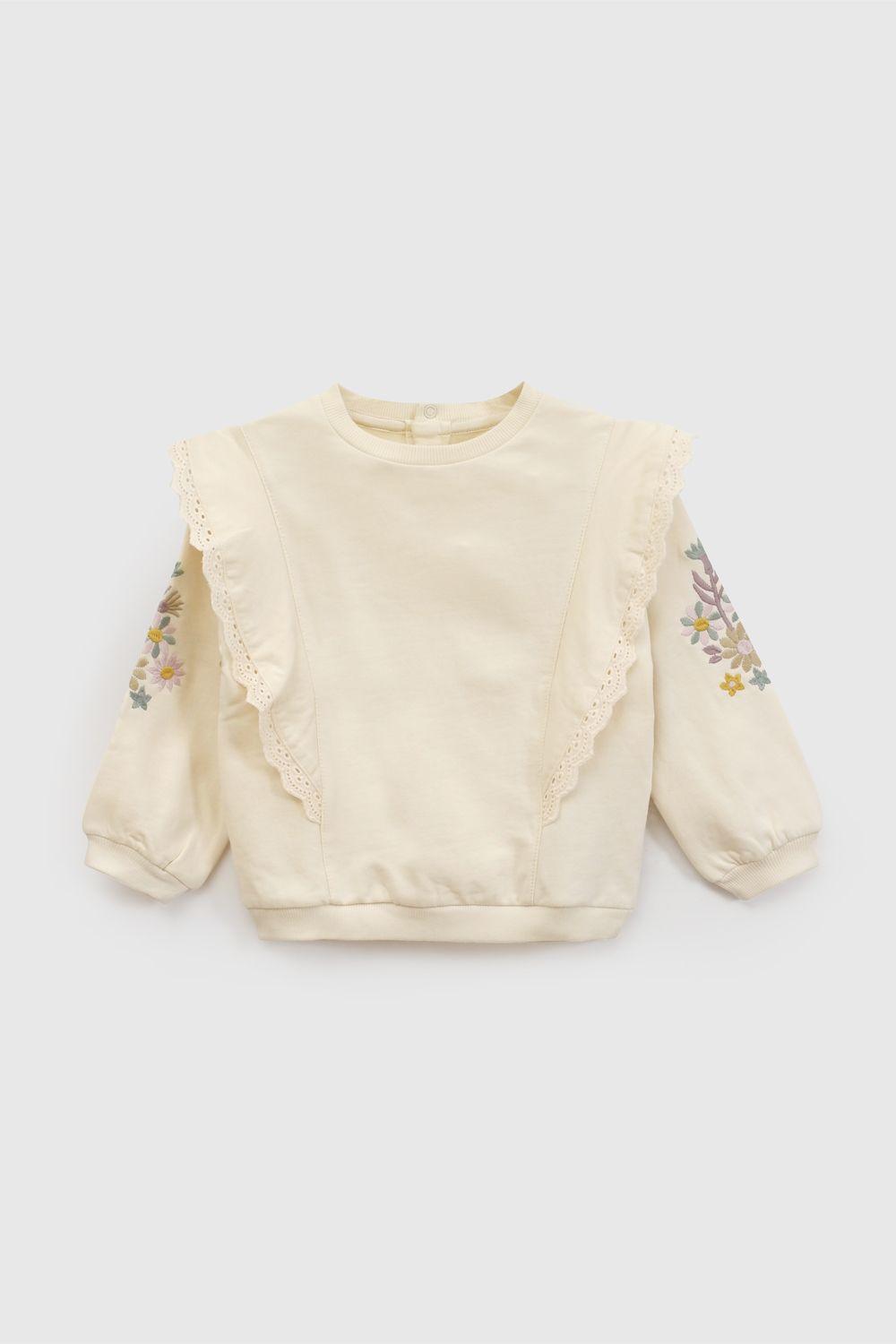 Polerón Niña Beige 7964 Colloky-0